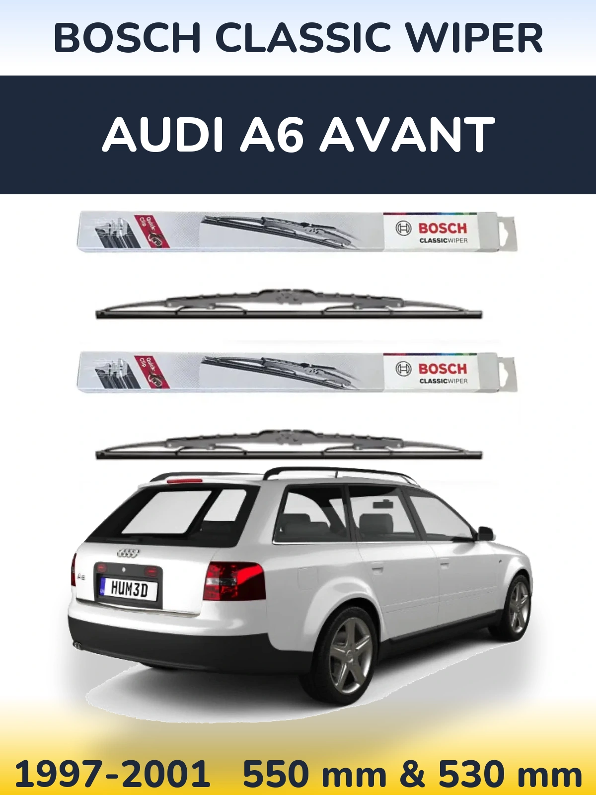 Ștergătoare BOSCH Classic Wiper pentru Audi A6 Avant