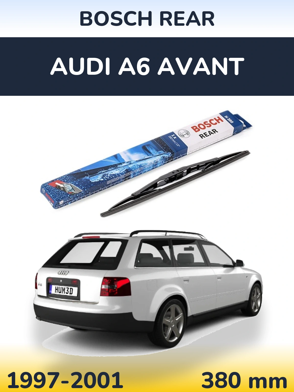 Ștergătoare BOSCH Rear pentru Audi A6 Avant