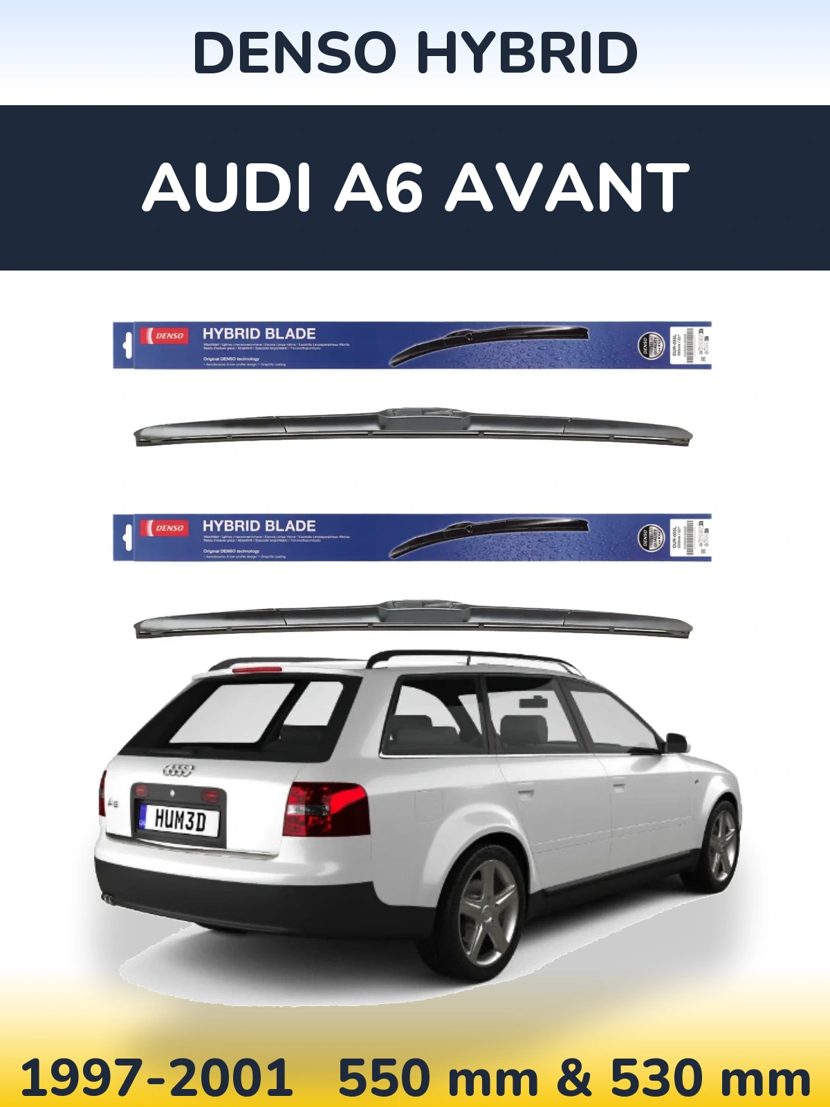 Ștergătoare Denso Hybrid pentru Audi A6 Avant
