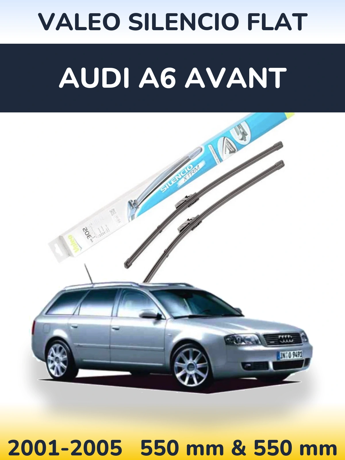 Ștergătoare Valeo Silencio Flat pentru Audi A6 Avant
