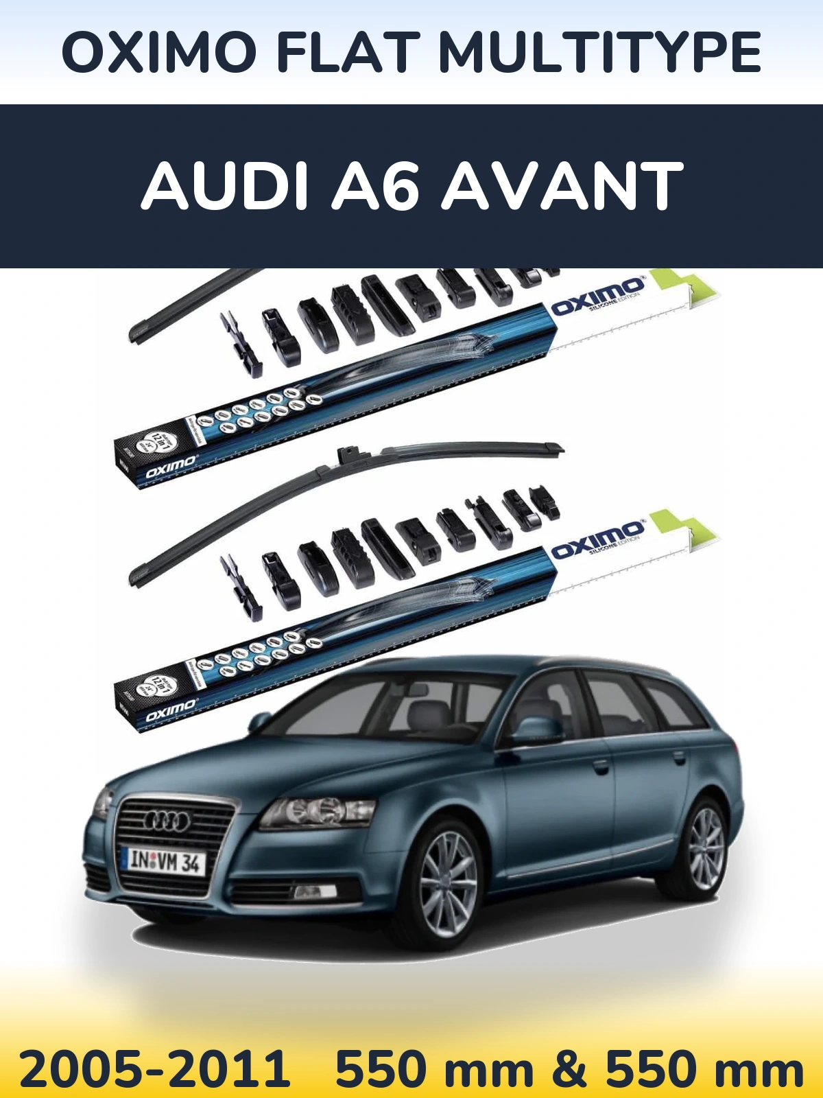Ștergătoare Oximo Flat MultiTipe pentru Audi A6 Avant