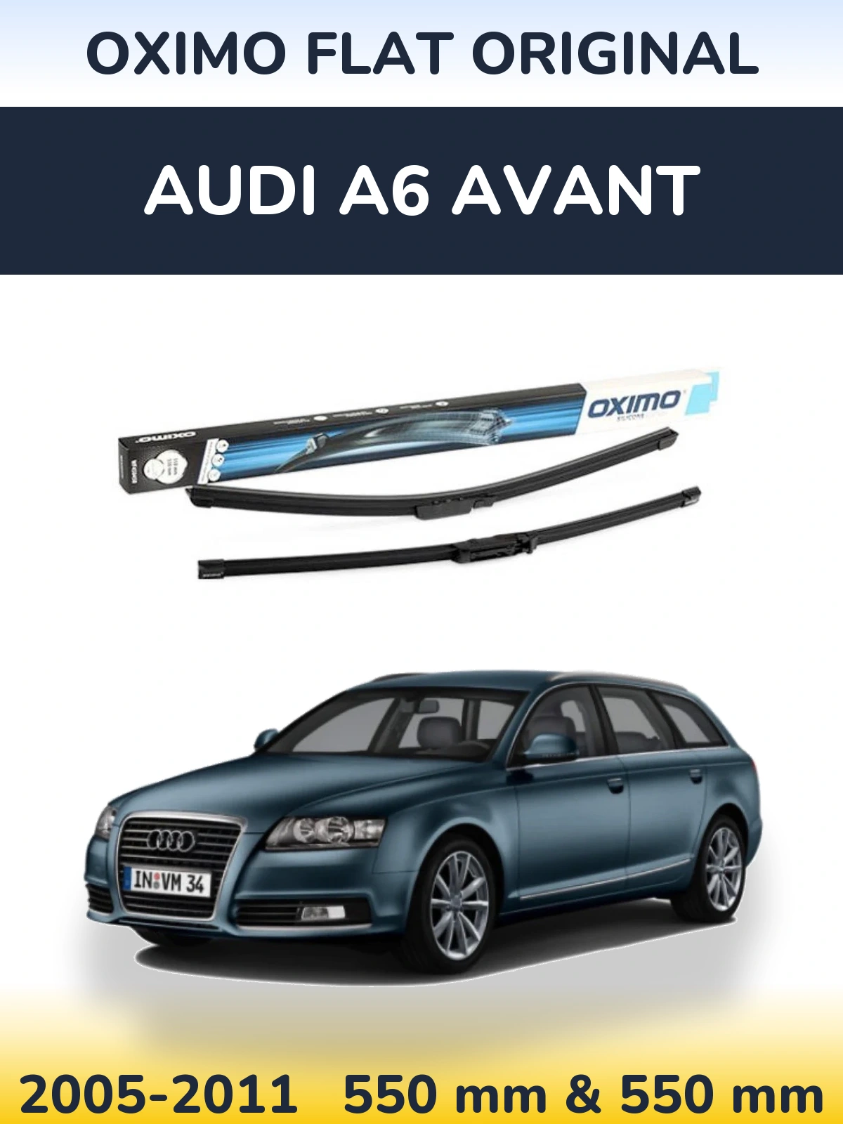 Ștergătoare Oximo Flat Original pentru Audi A6 Avant