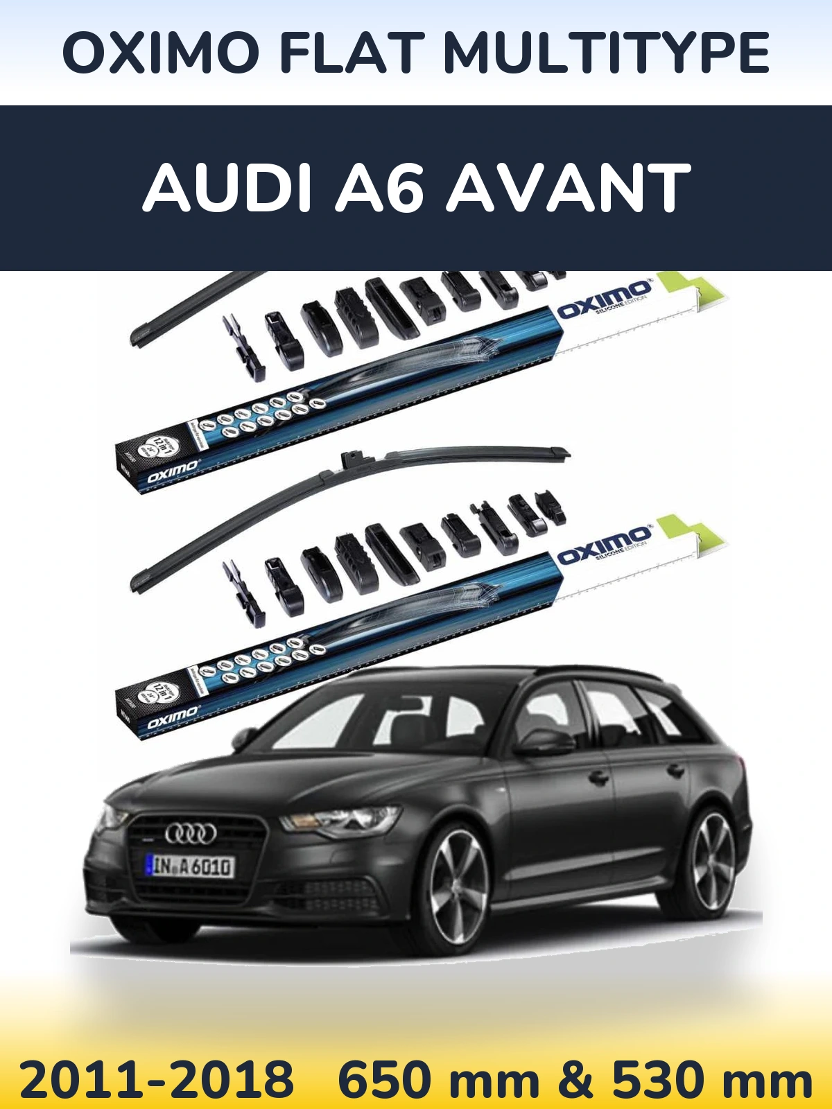 Ștergătoare Oximo Flat MultiTipe pentru Audi A6 Avant