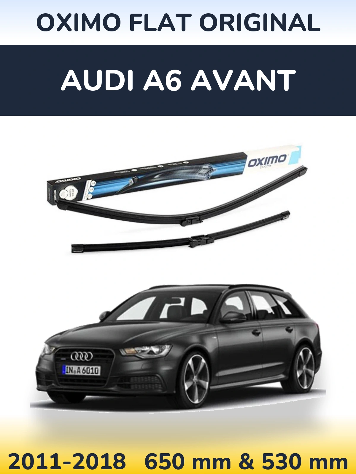 Ștergătoare Oximo Flat Original pentru Audi A6 Avant