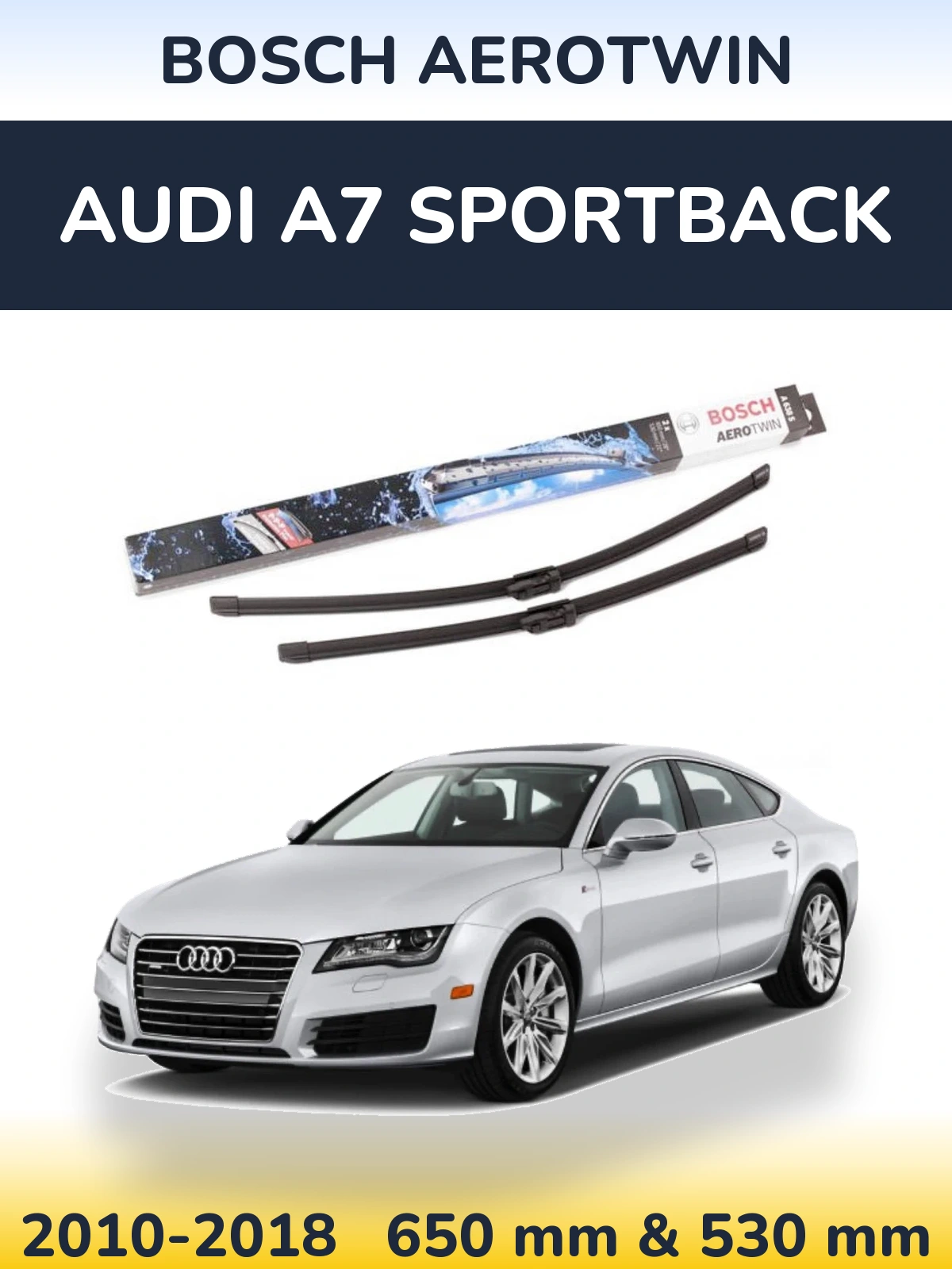 Ștergătoare BOSCH AeroTwin pentru Audi A7 Sportback