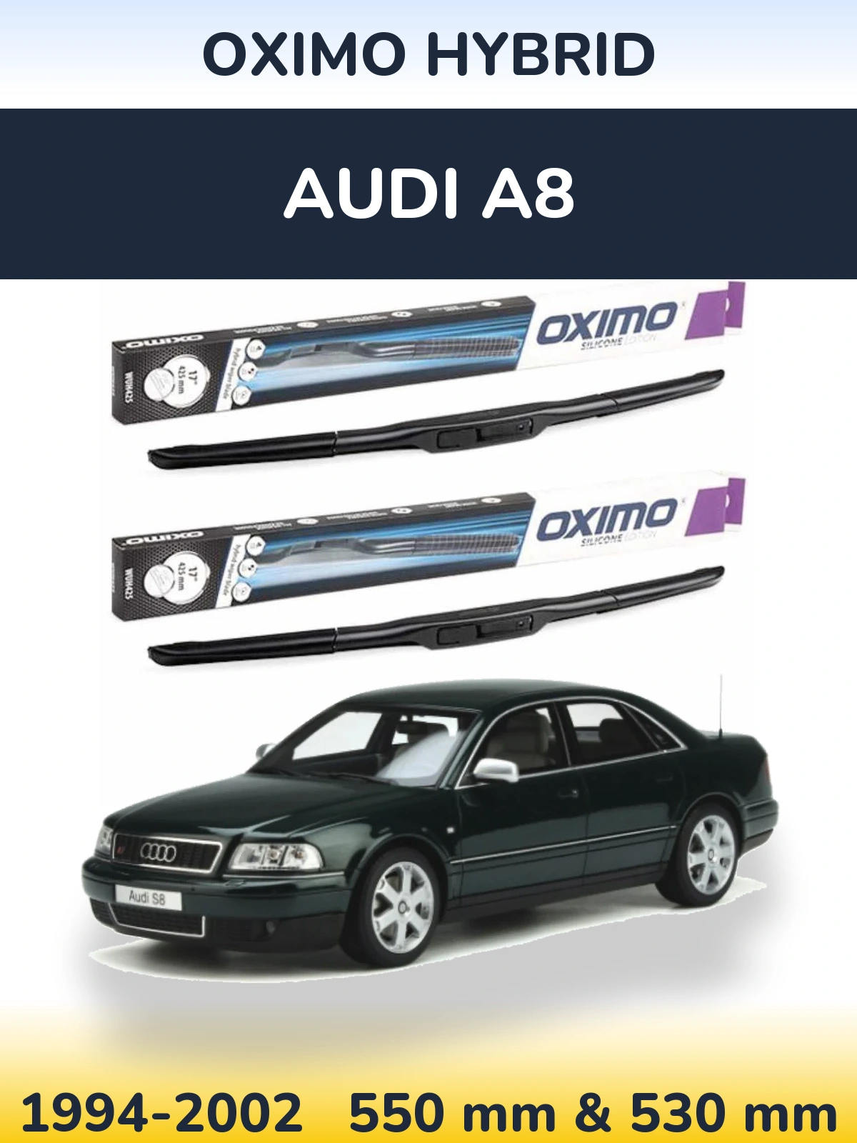 Ștergătoare Oximo Hybrid pentru Audi A8
