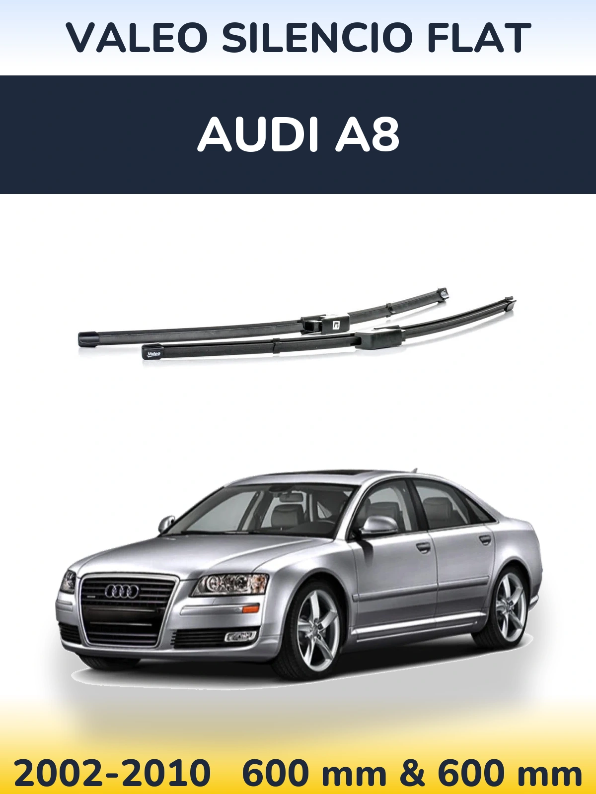 Ștergătoare Valeo Silencio Flat pentru Audi A8