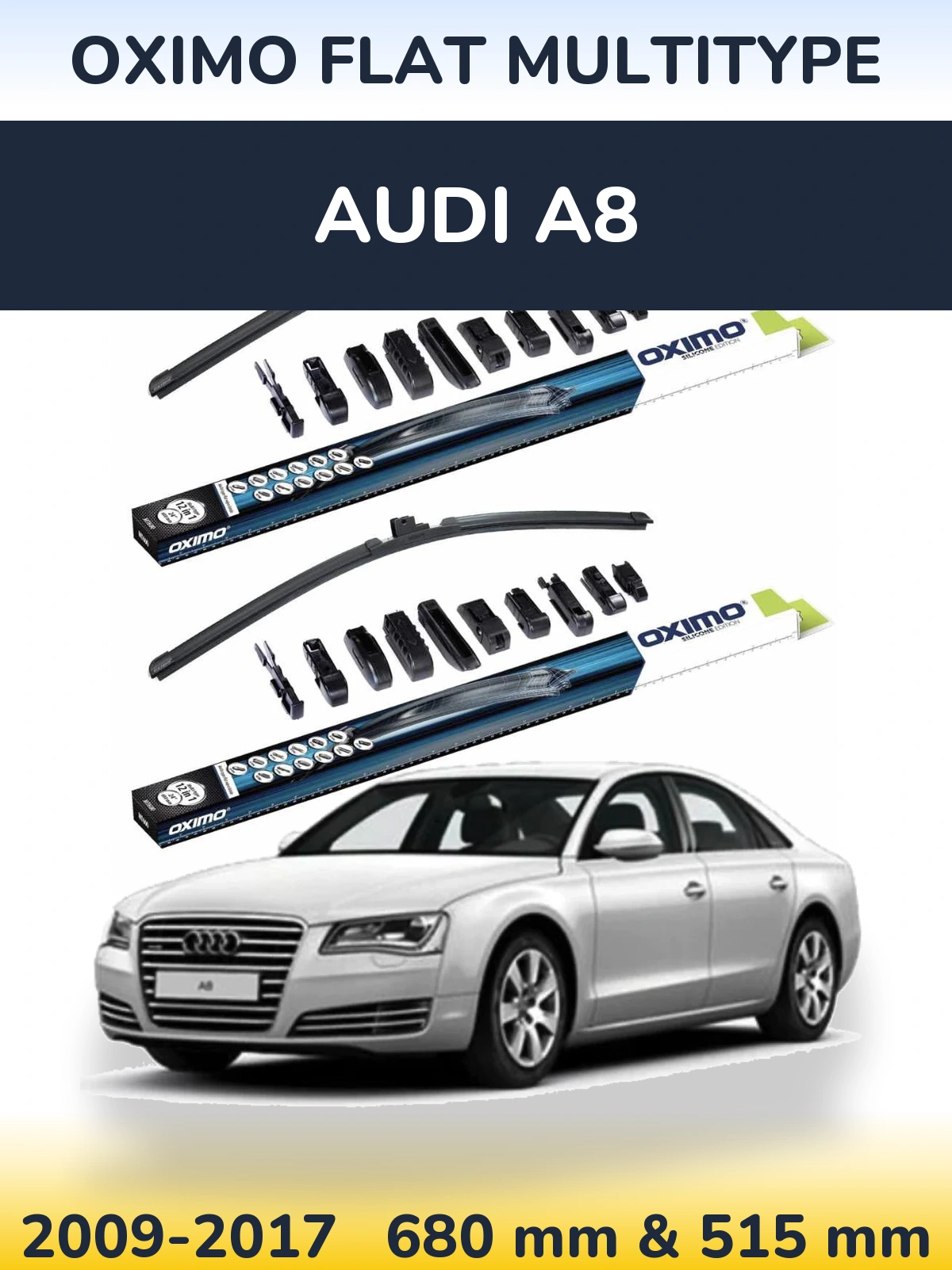 Ștergătoare Oximo Flat MultiTipe pentru Audi A8