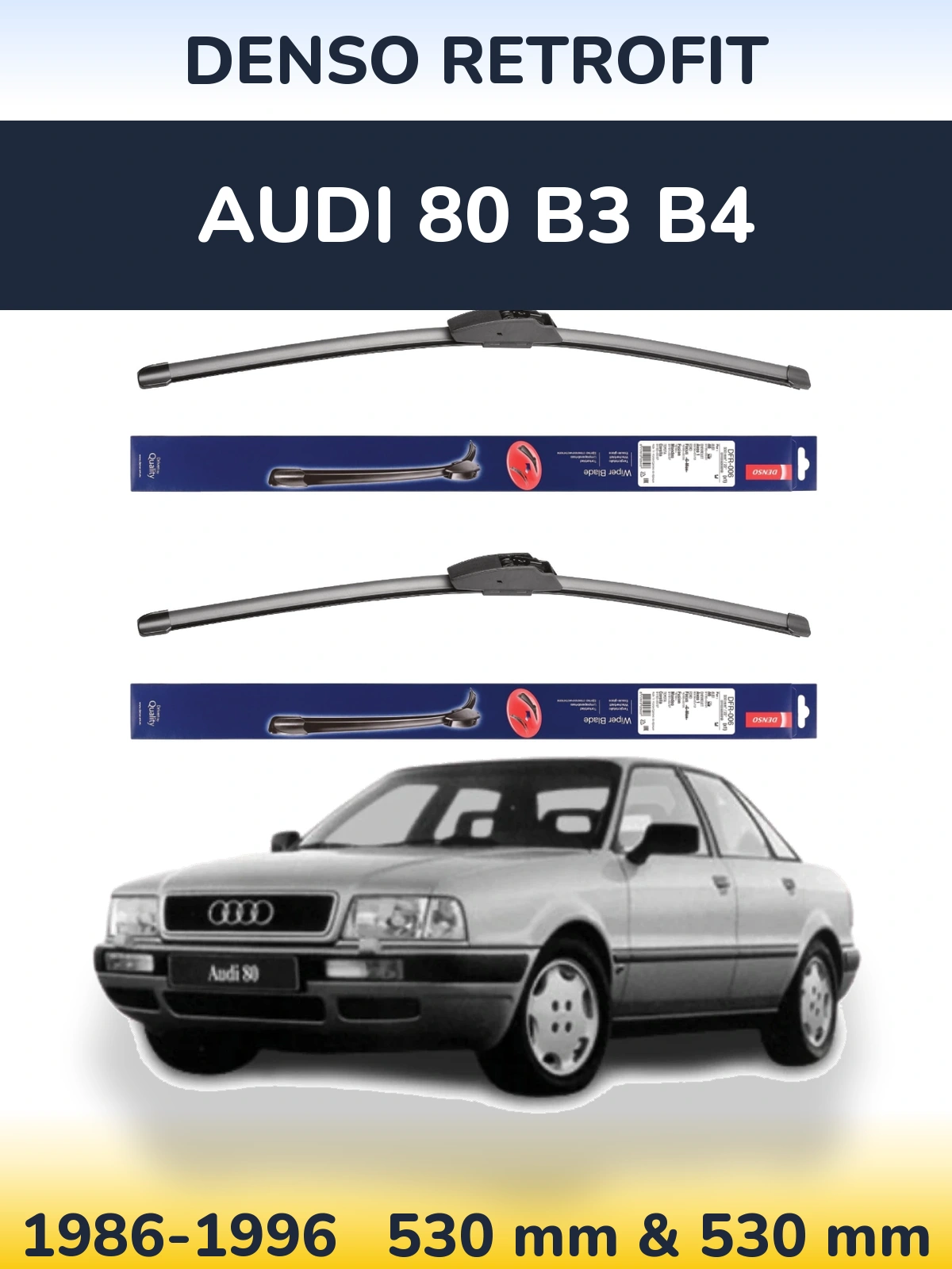 Ștergătoare Denso Retrofit pentru Audi 80 B3 B4
