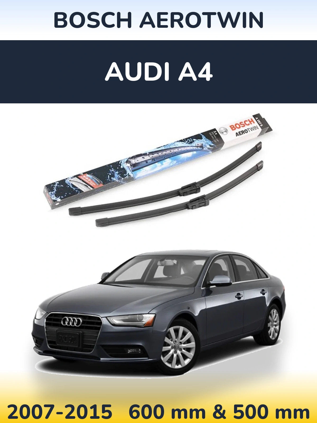 Ștergătoare BOSCH AeroTwin pentru Audi A4