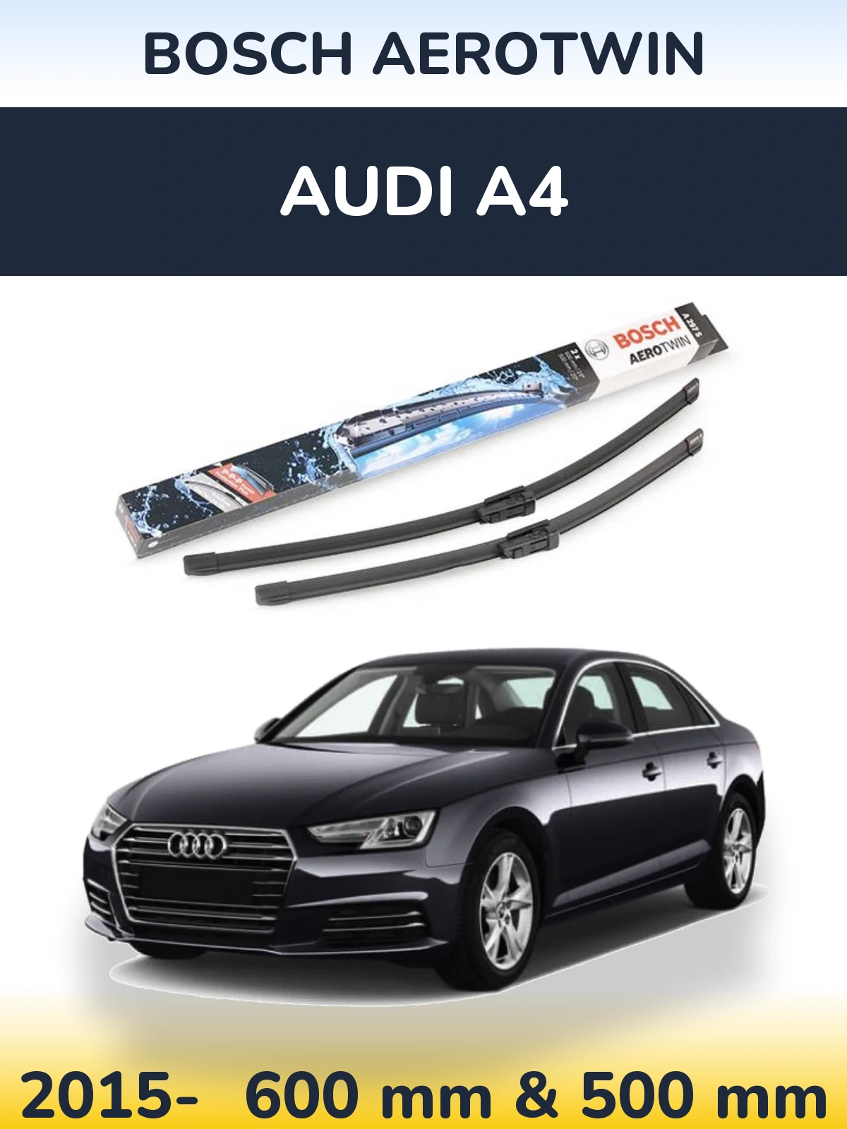 Ștergătoare BOSCH AeroTwin pentru Audi A4