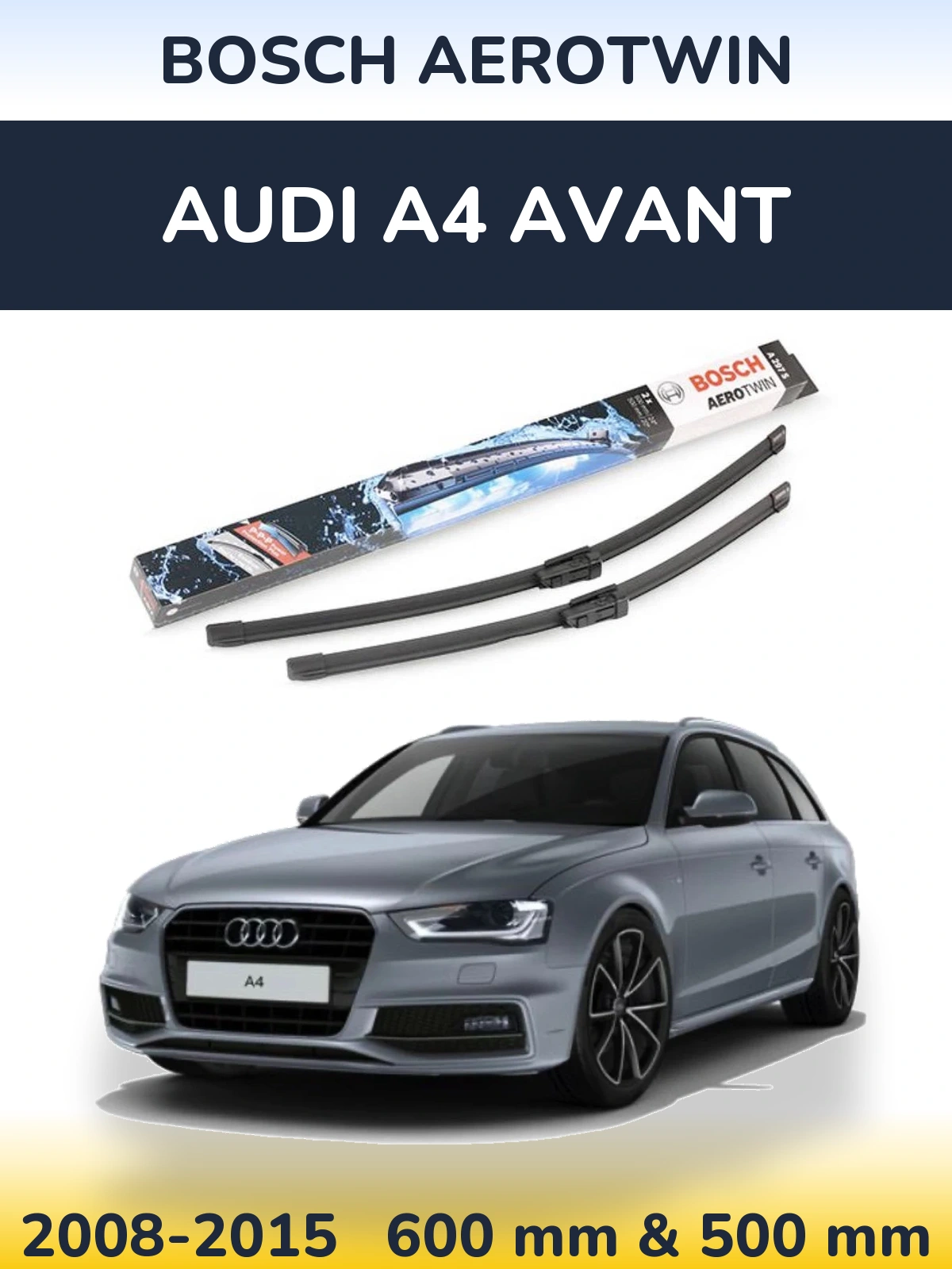 Ștergătoare BOSCH AeroTwin pentru Audi A4 Avant