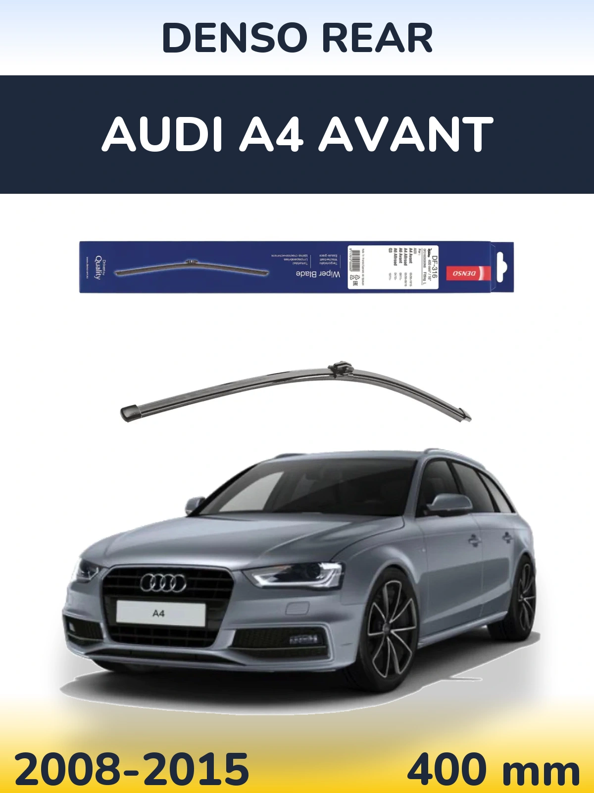 Ștergătoare Denso Rear pentru Audi A4 Avant