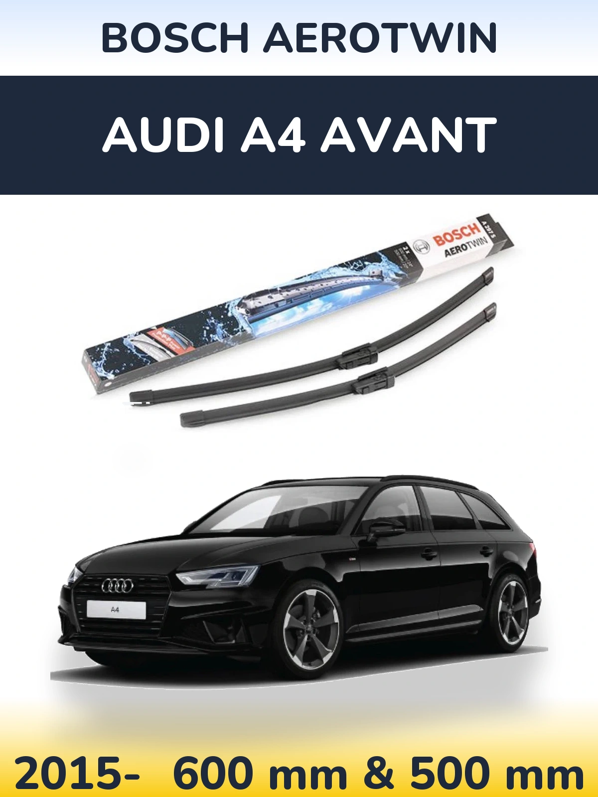 Ștergătoare BOSCH AeroTwin pentru Audi A4 Avant