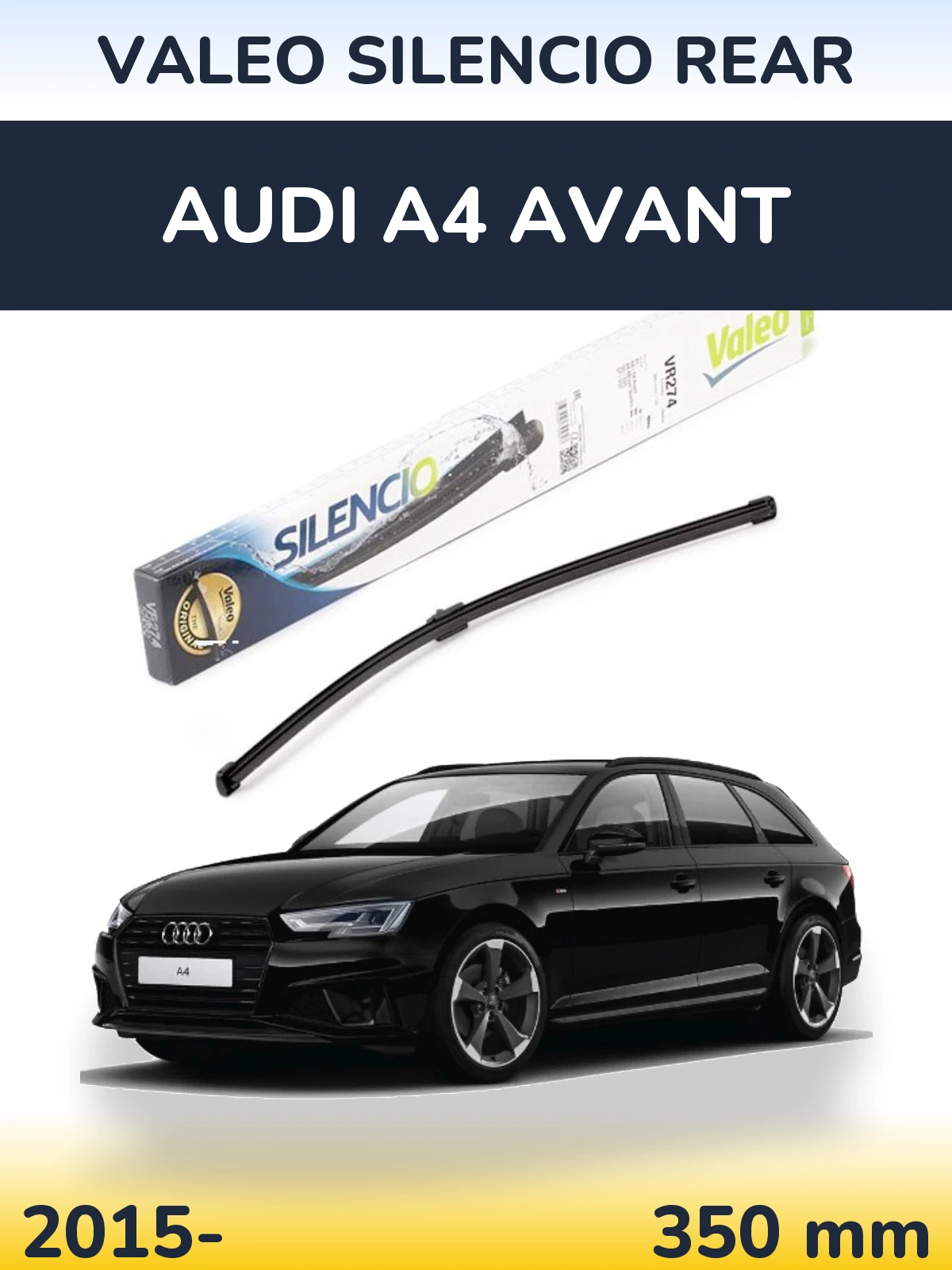 Ștergătoare Valeo Silencio Rear pentru Audi A4 Avant
