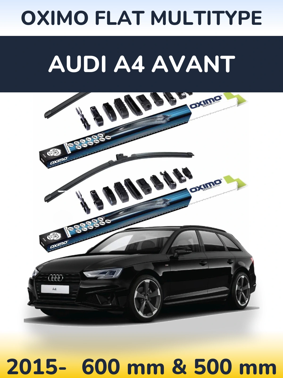 Ștergătoare Oximo Flat MultiTipe pentru Audi A4 Avant