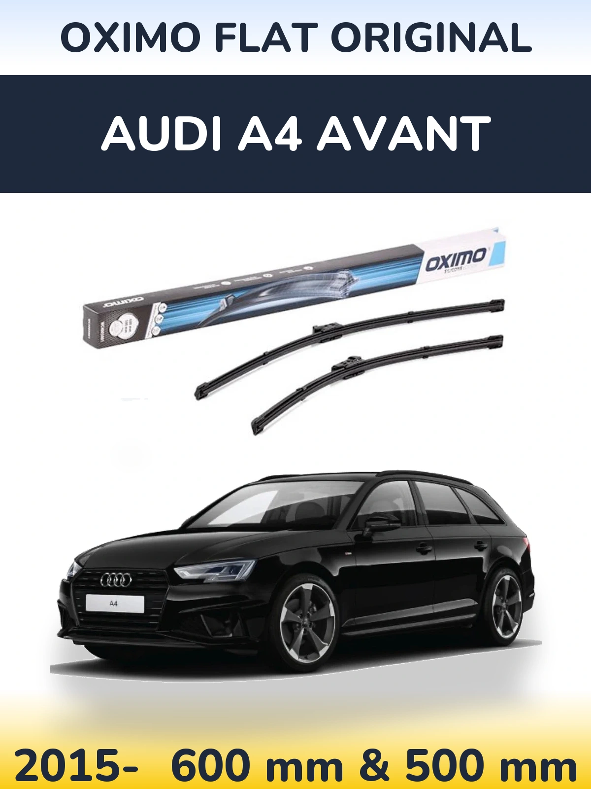 Ștergătoare Oximo Flat Original pentru Audi A4 Avant