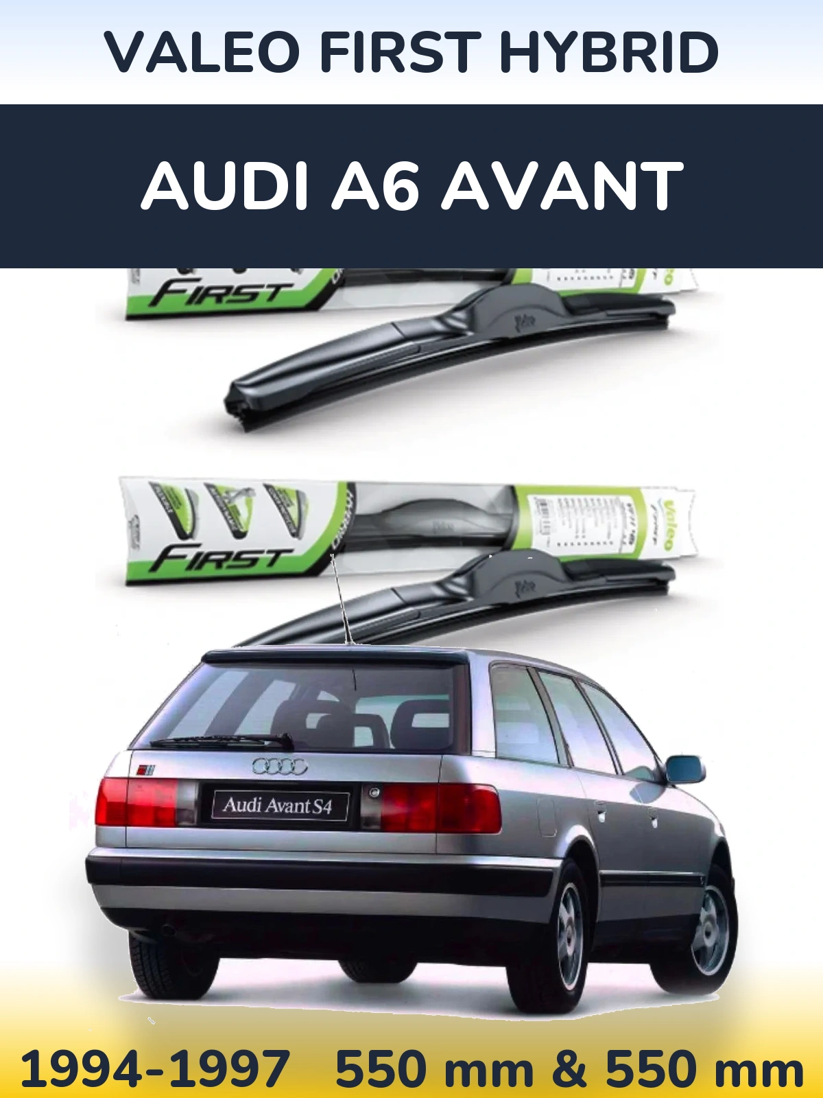 Ștergătoare Valeo First Hybrid pentru Audi A6 Avant