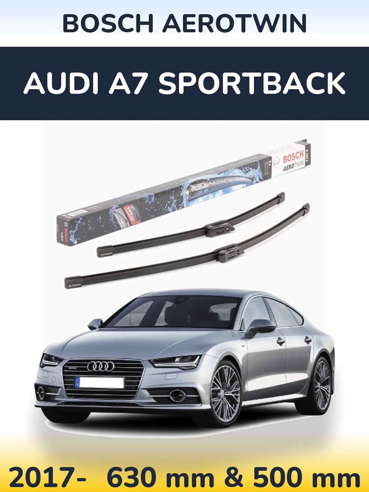 Ștergătoare BOSCH AeroTwin pentru Audi A7 Sportback