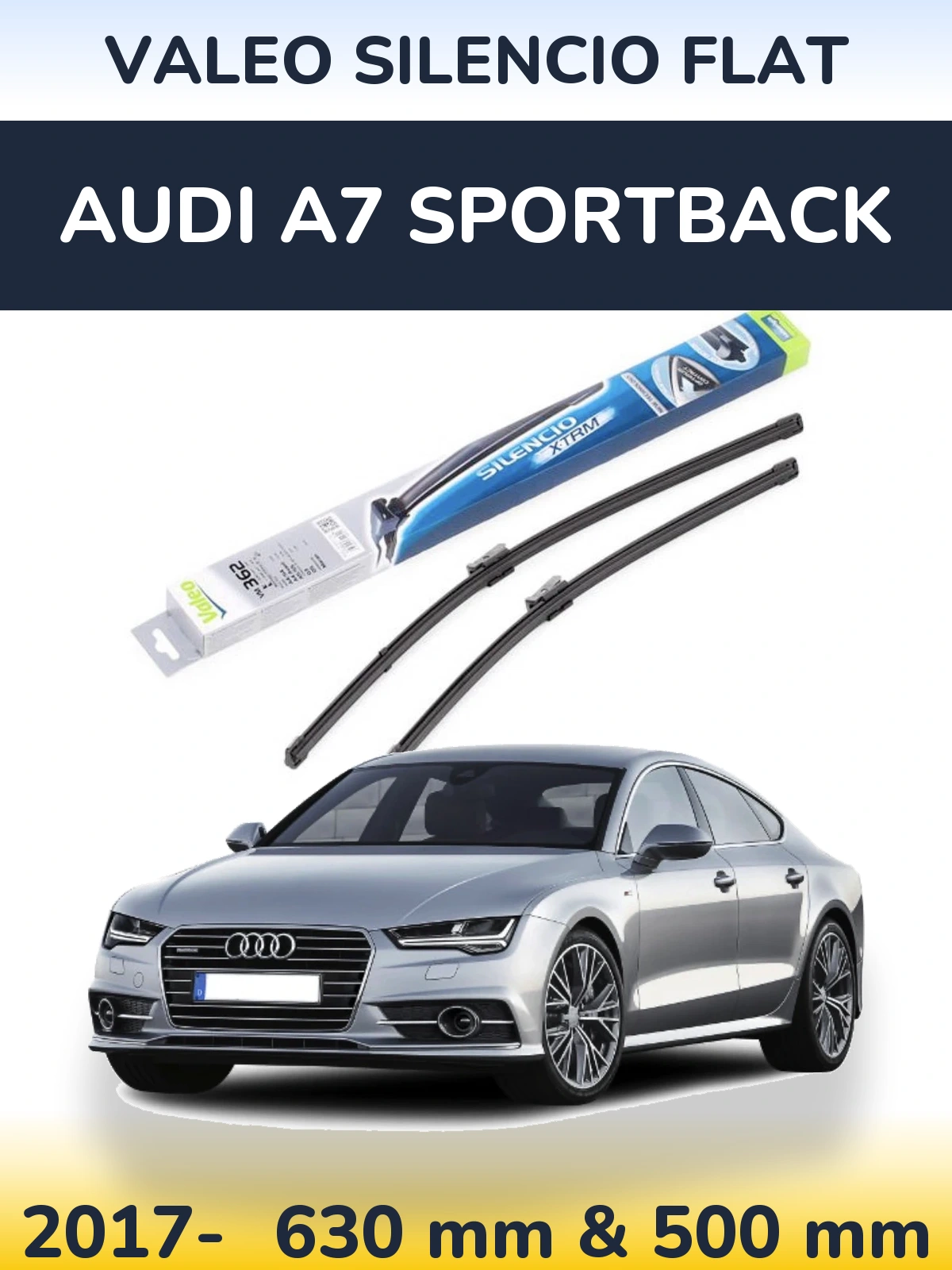 Ștergătoare Valeo Silencio Flat pentru Audi A7 Sportback