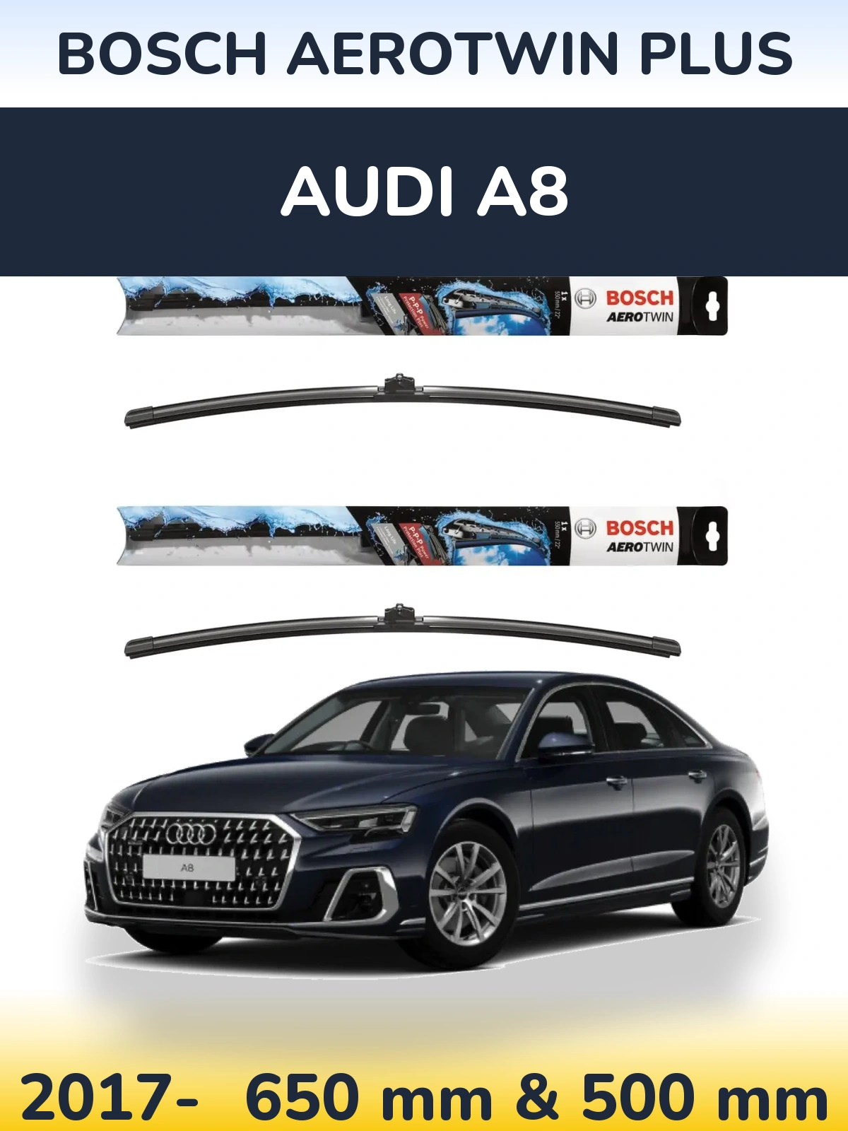 Ștergătoare BOSCH AeroTwin Plus pentru Audi A8
