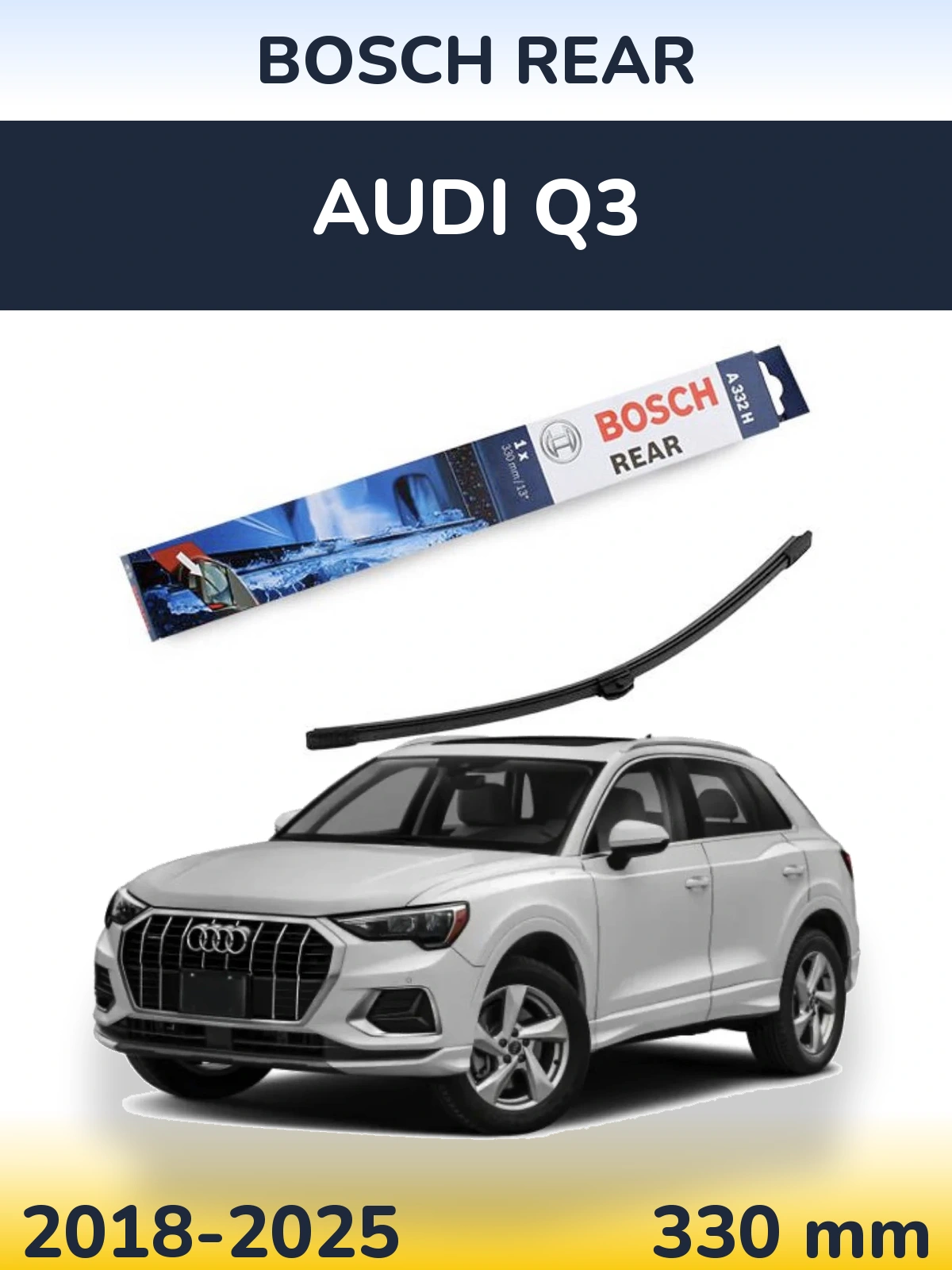 Ștergătoare BOSCH Rear pentru Audi Q3