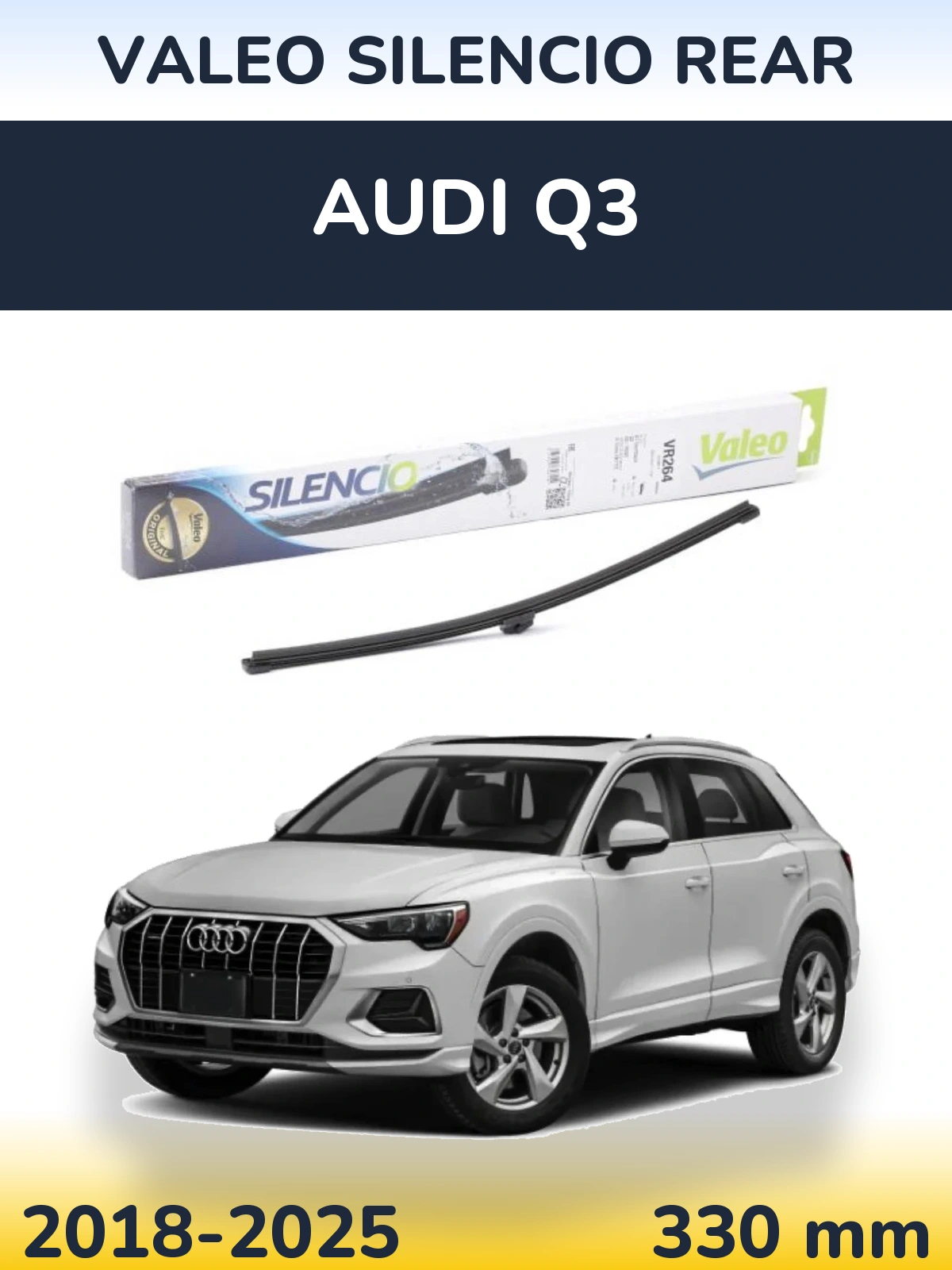 Ștergătoare Valeo Silencio Rear pentru Audi Q3
