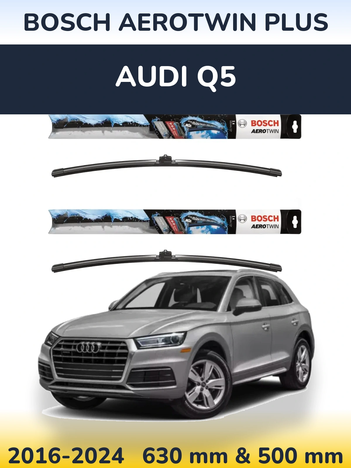 Ștergătoare BOSCH AeroTwin Plus pentru Audi Q5