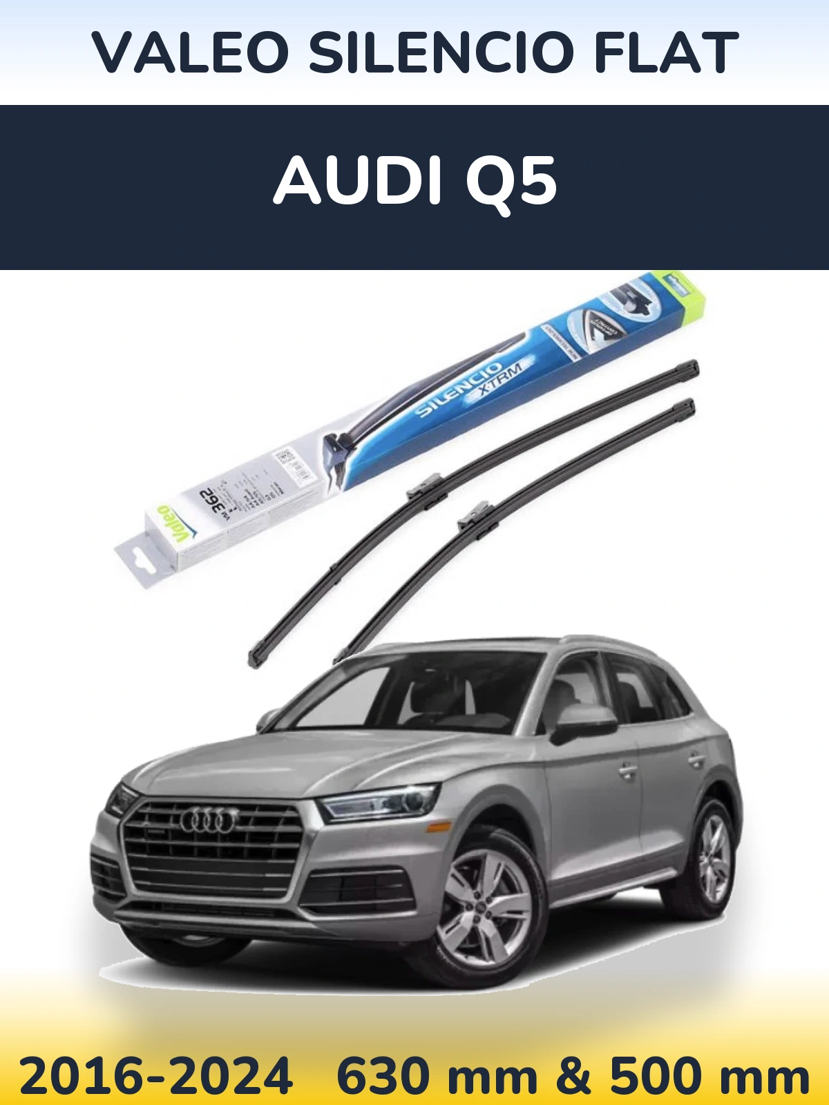 Ștergătoare Valeo Silencio Flat pentru Audi Q5