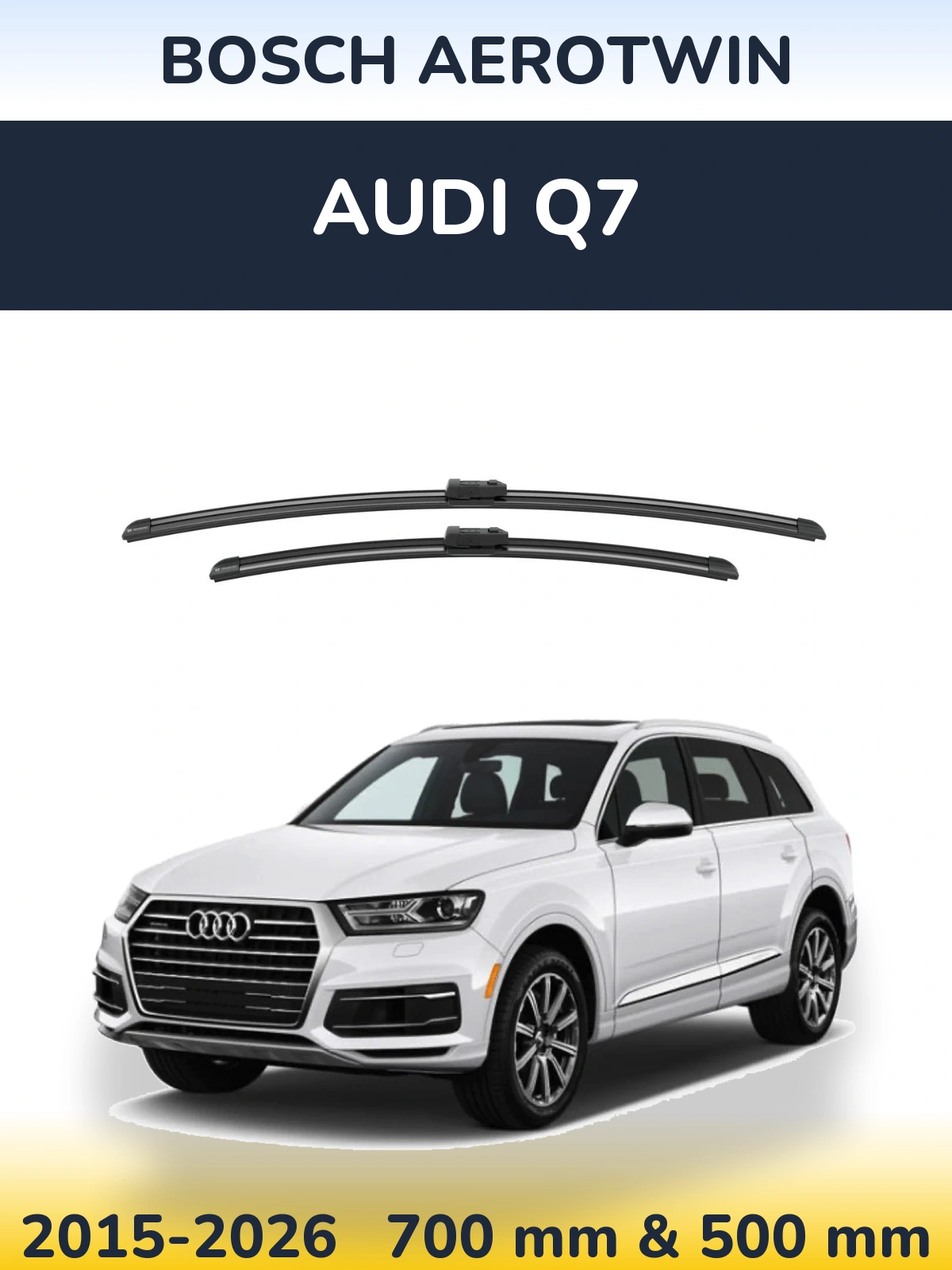 Ștergătoare BOSCH AeroTwin pentru Audi Q7