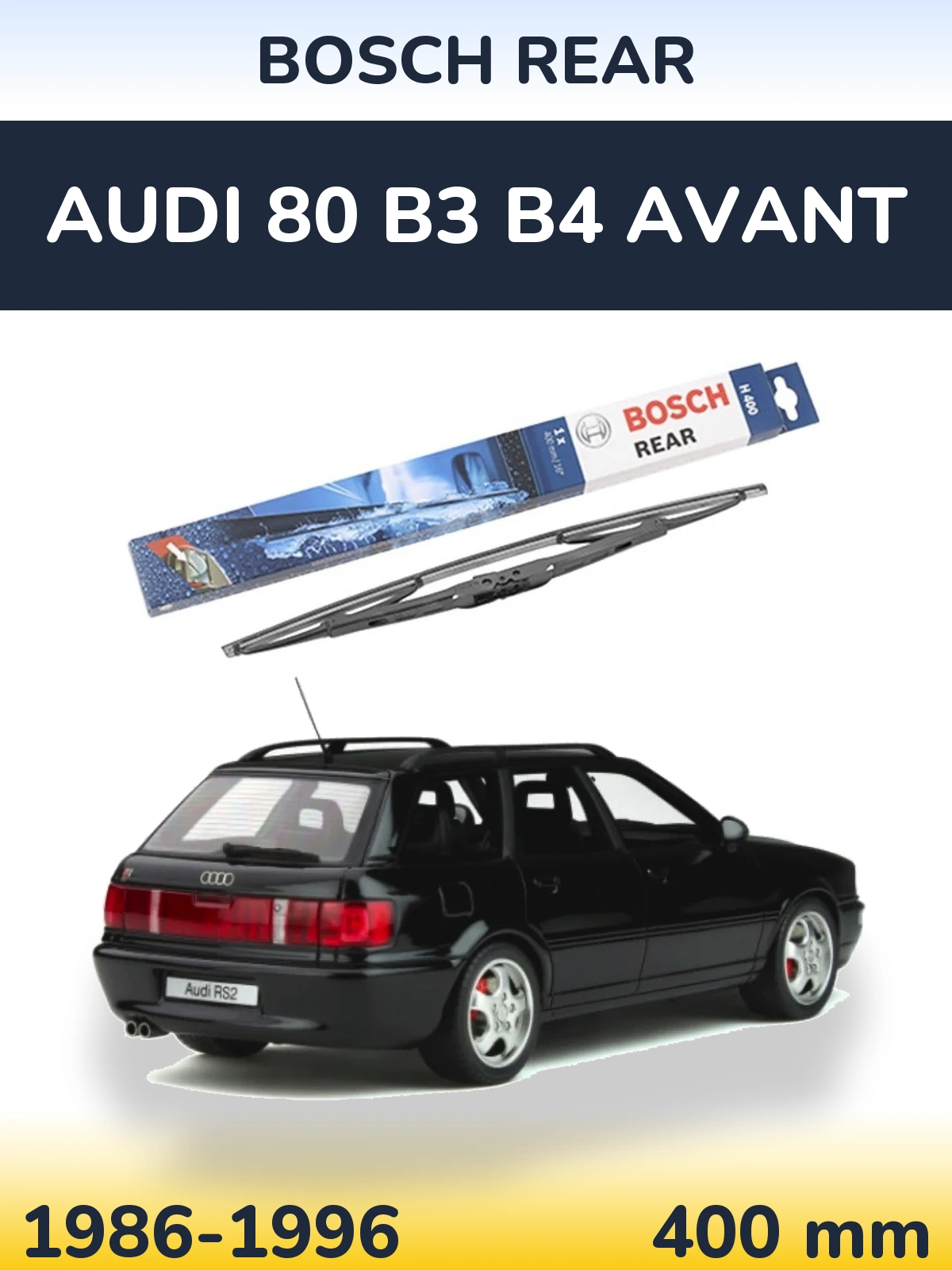 Ștergătoare BOSCH Rear pentru Audi 80 B3 B4 Avant