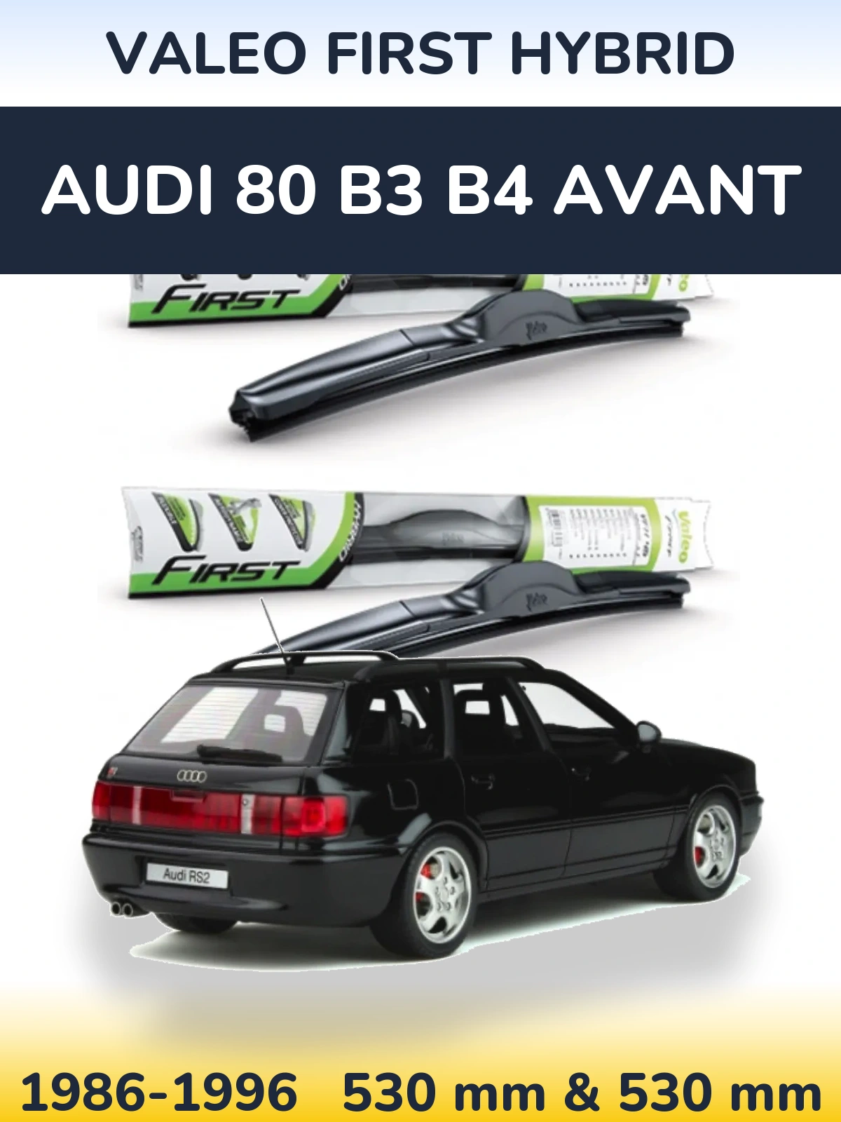 Ștergătoare Valeo First Hybrid pentru Audi 80 B3 B4 Avant