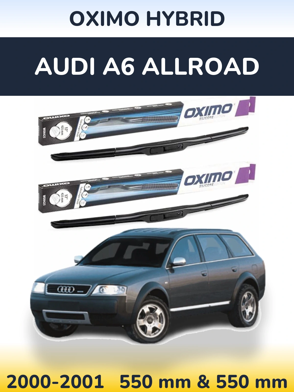 Ștergătoare Oximo Hybrid pentru Audi A6 Allroad