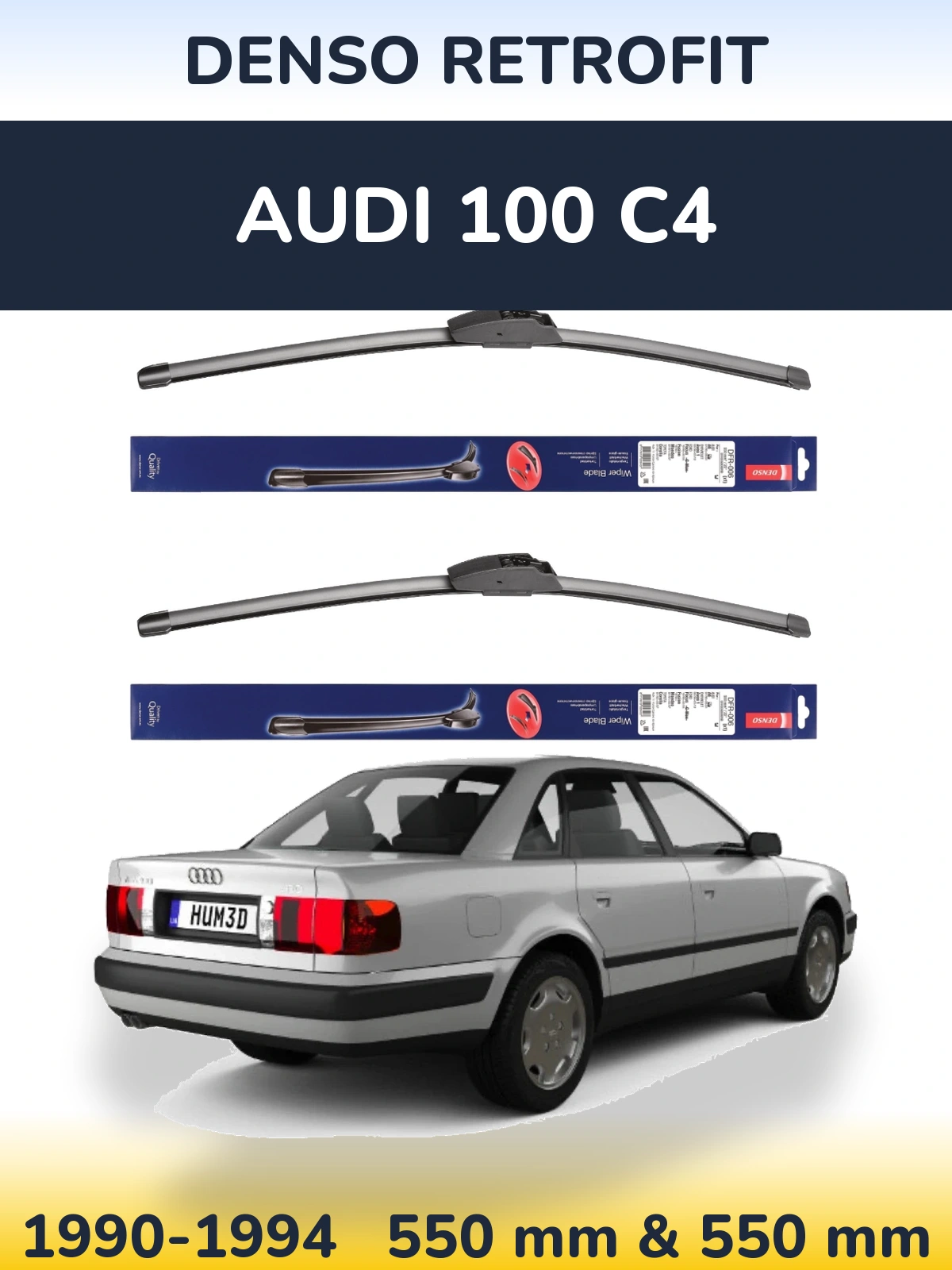 Ștergătoare Denso Retrofit pentru Audi 100 C4
