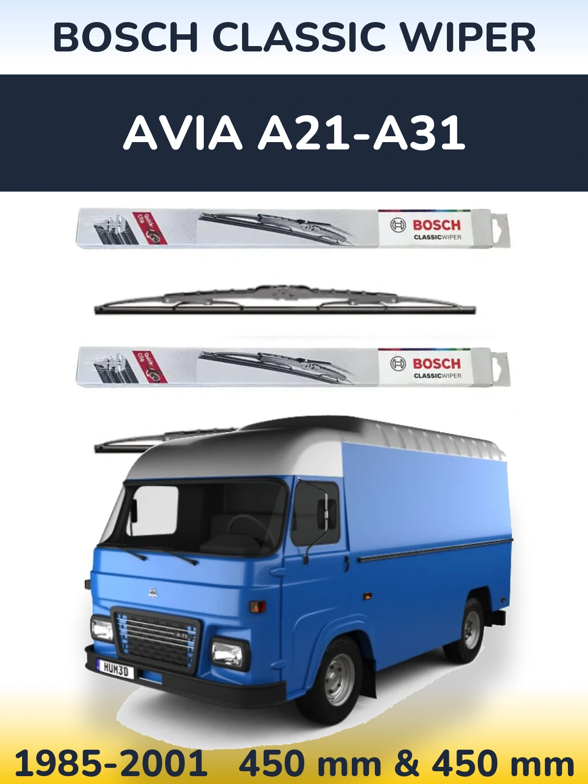 Ștergătoare BOSCH Classic Wiper pentru Avia A21-A31
