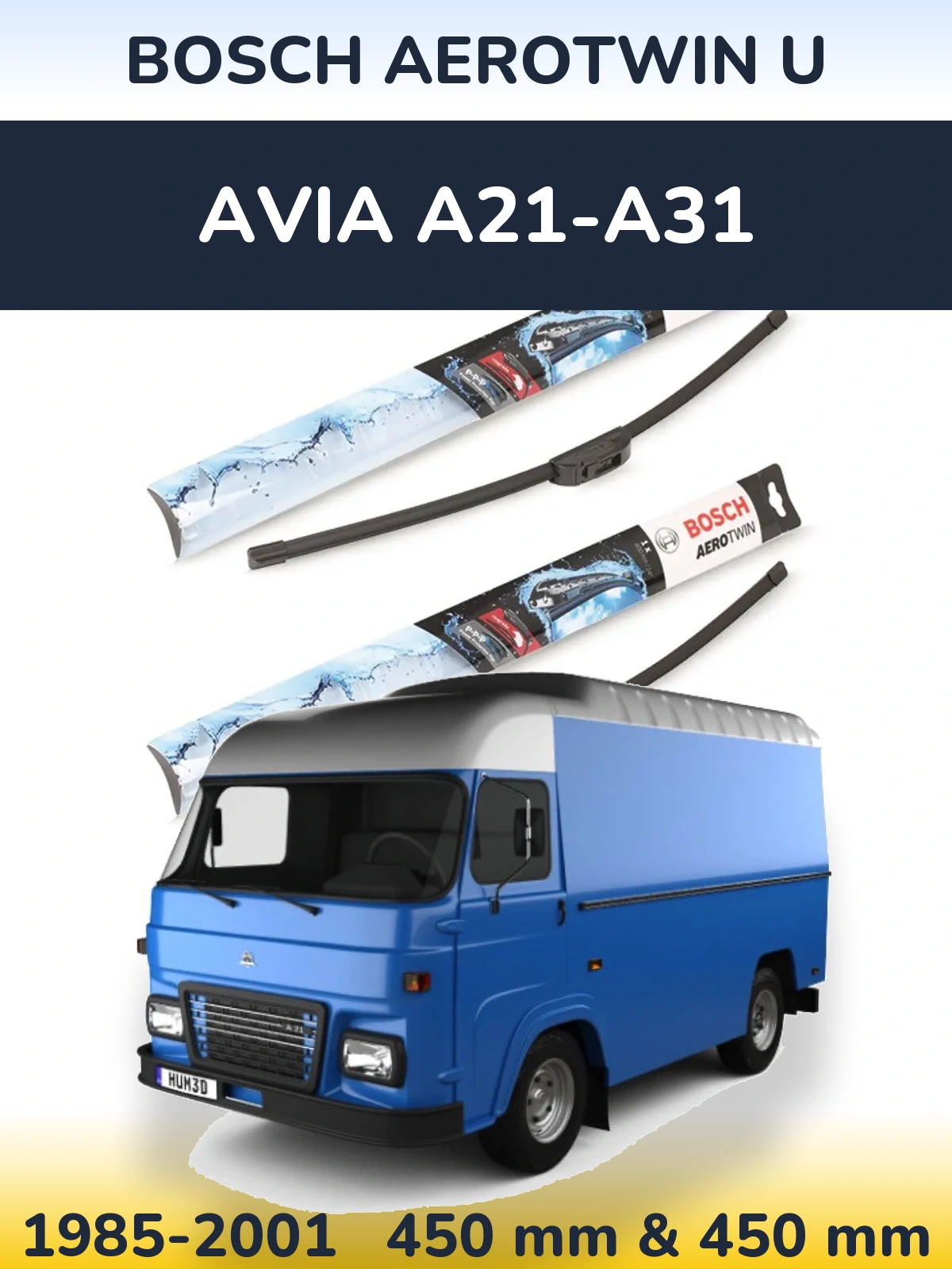 Ștergătoare BOSCH AeroTwin U pentru Avia A21-A31