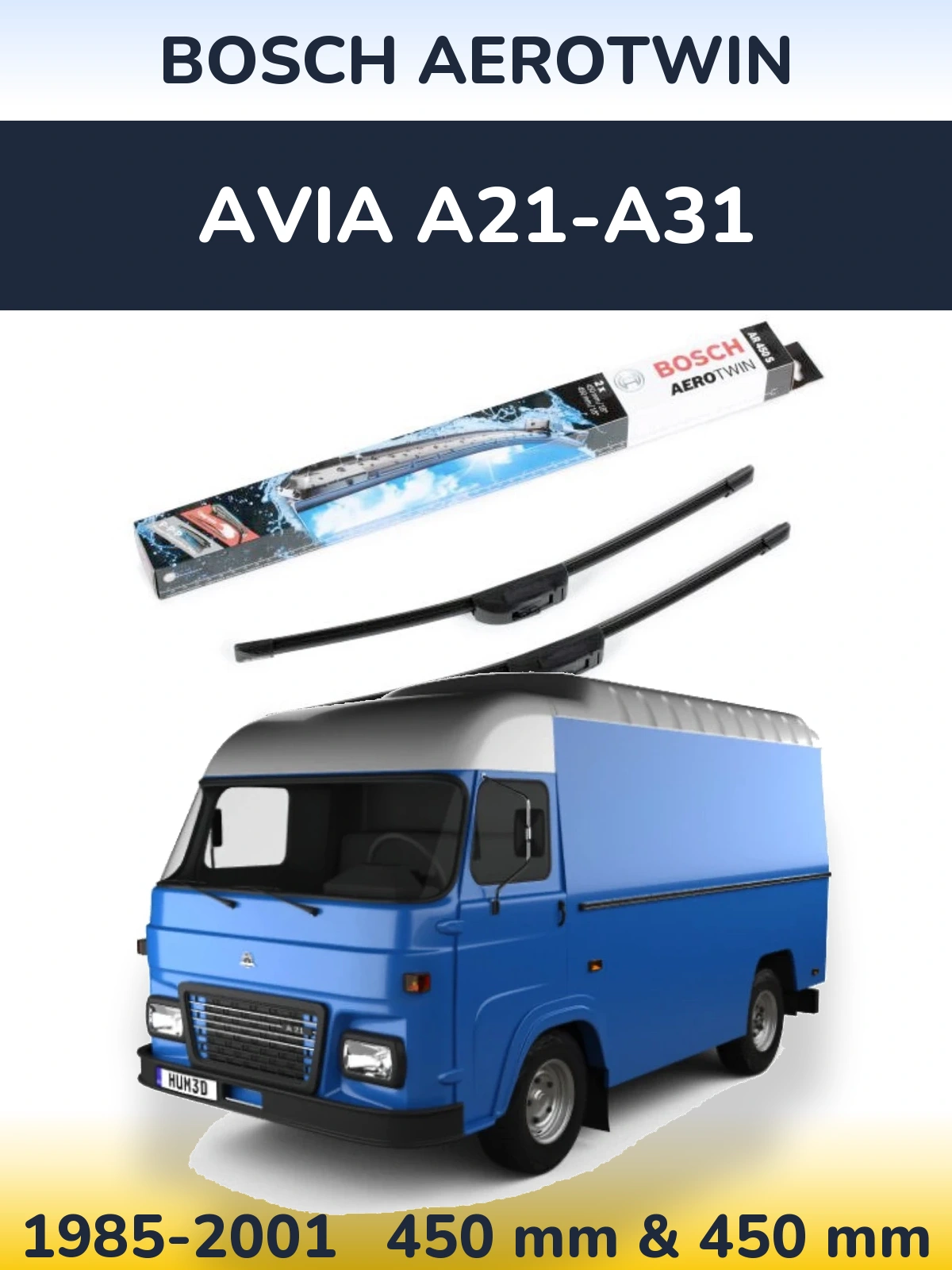 Ștergătoare BOSCH AeroTwin pentru Avia A21-A31