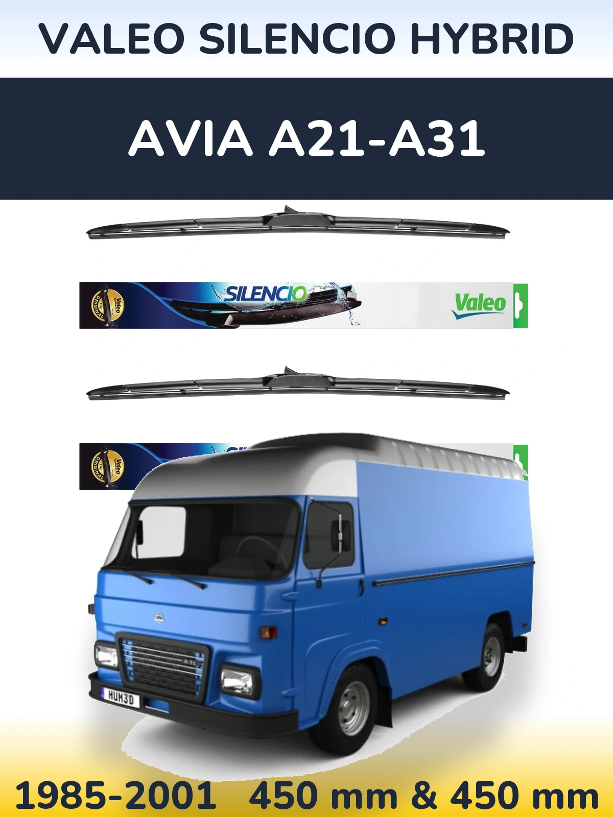 Ștergătoare Valeo Silencio Hybrid pentru Avia A21-A31