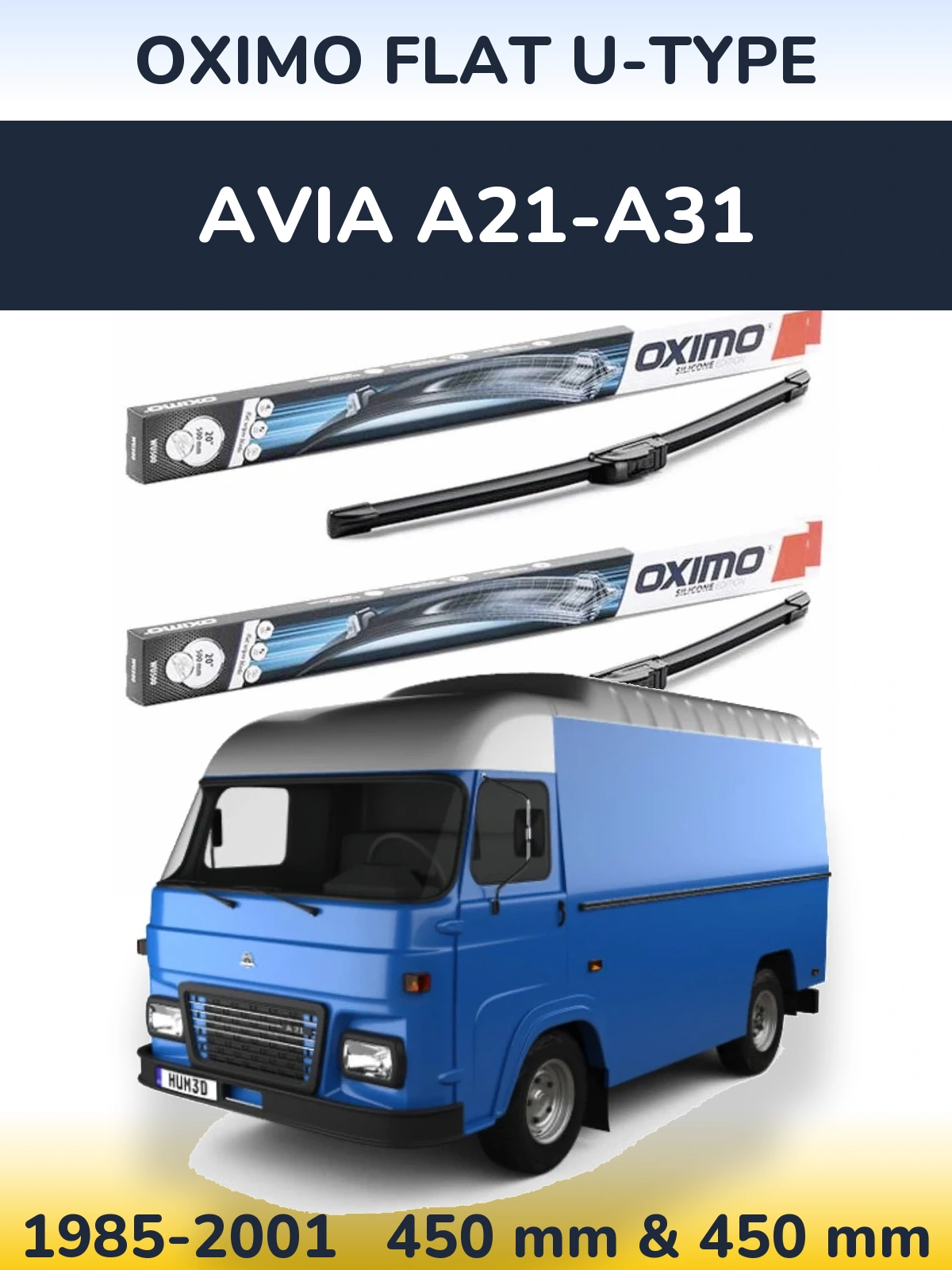 Ștergătoare Oximo Flat U-type pentru Avia A21-A31