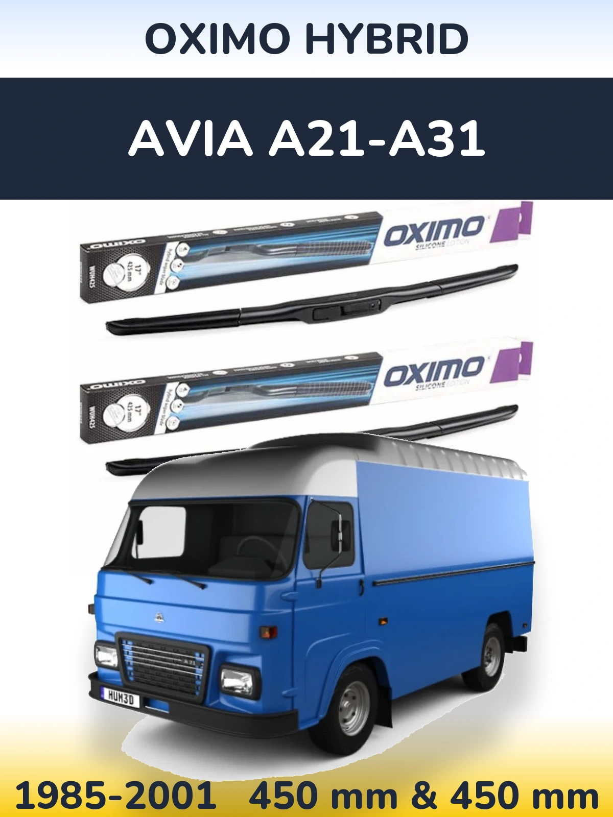 Ștergătoare Oximo Hybrid pentru Avia A21-A31