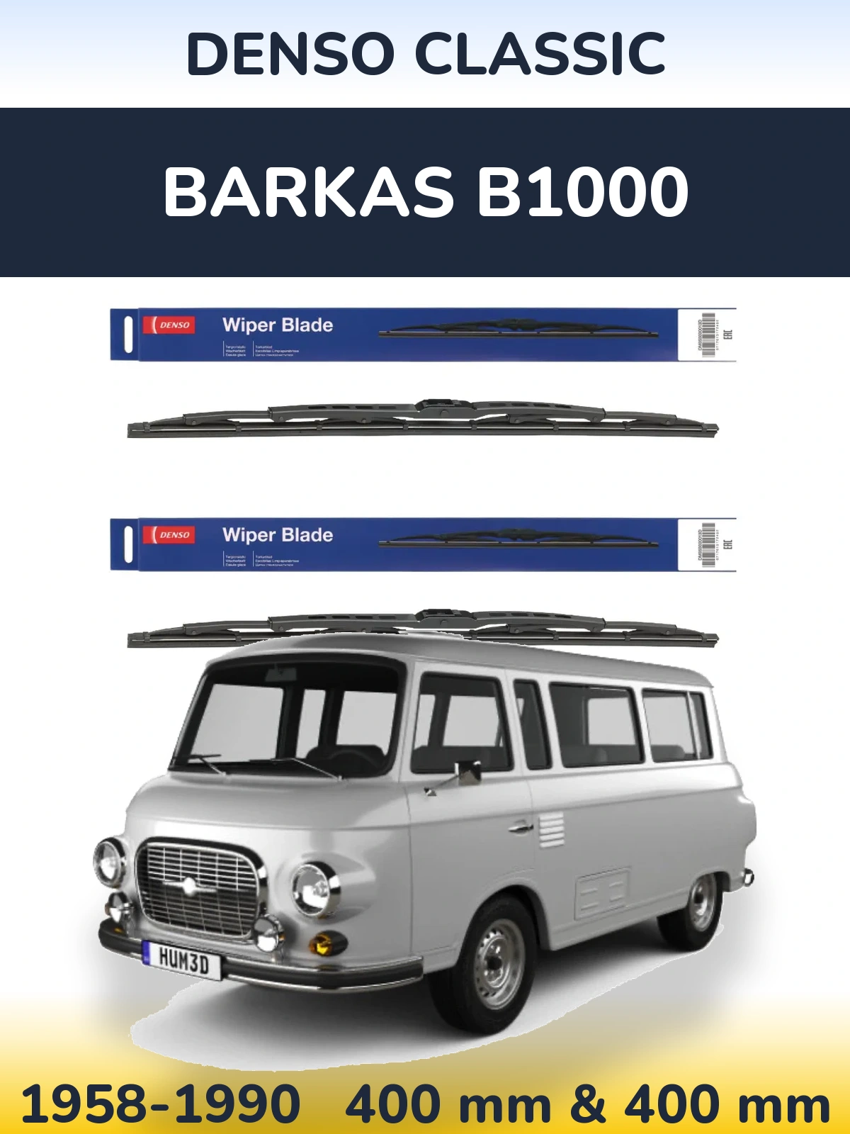 Ștergătoare Denso Classic pentru Barkas B1000