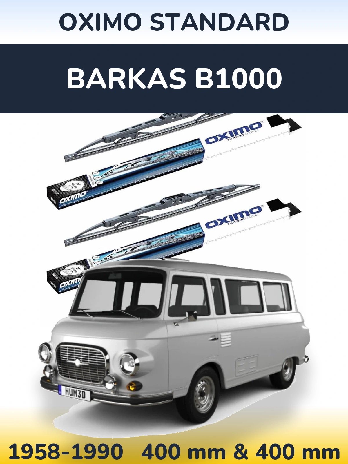 Ștergătoare Oximo Standard pentru Barkas B1000
