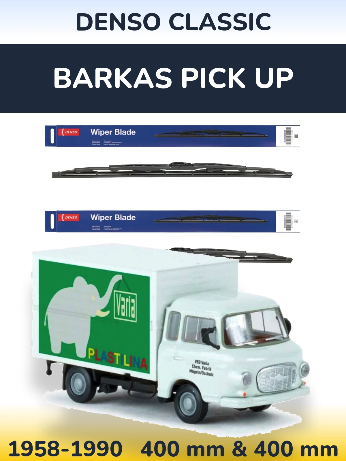 Ștergătoare Denso Classic pentru Barkas Pick Up