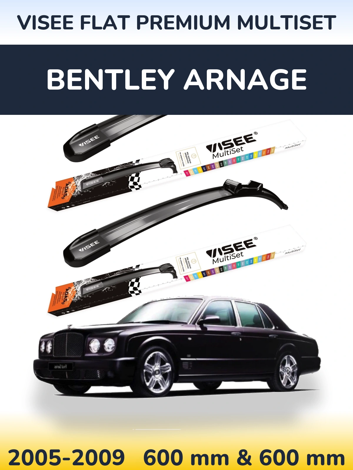 Ștergătoare VISEE FLAT PREMIUM MultiSet pentru Bentley Arnage