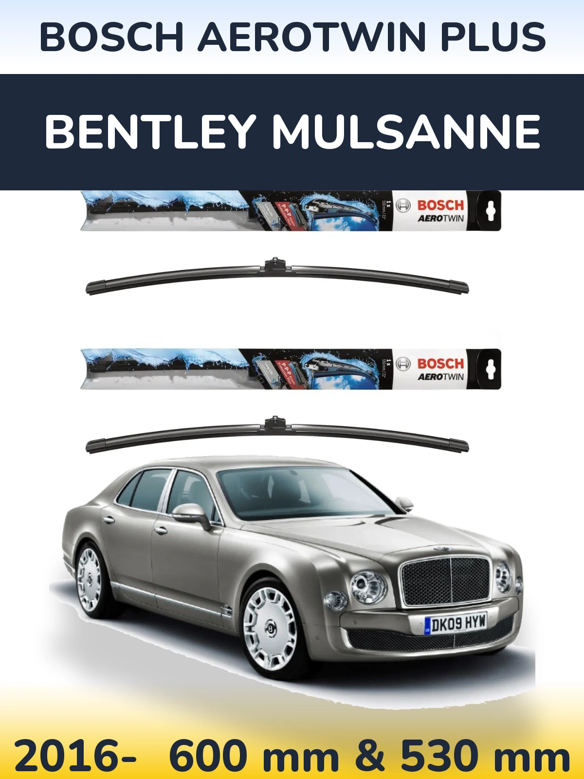 Ștergătoare BOSCH AeroTwin Plus pentru Bentley Mulsanne