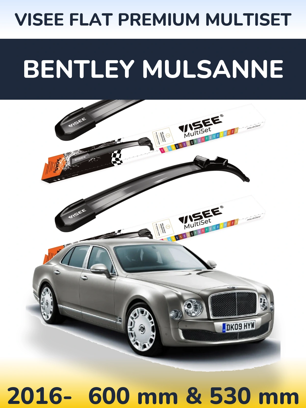 Ștergătoare VISEE FLAT PREMIUM MultiSet pentru Bentley Mulsanne