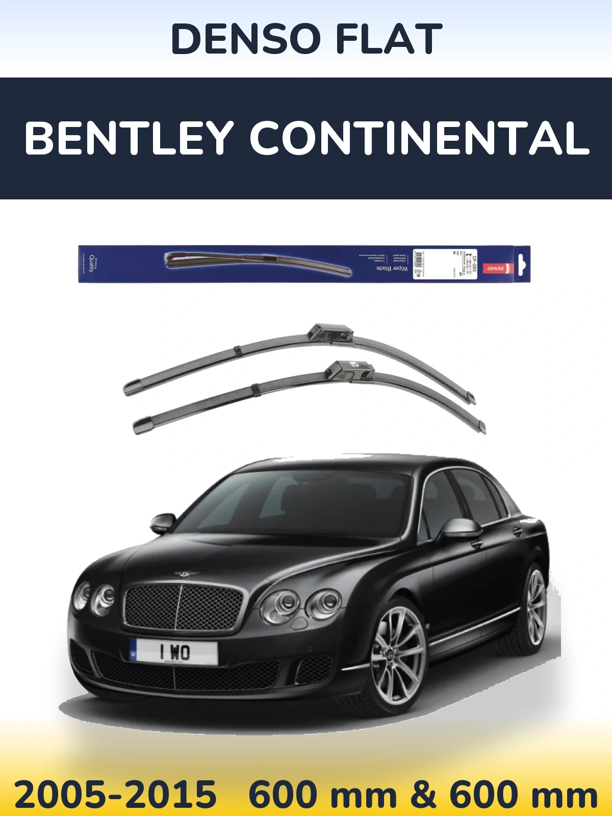 Ștergătoare Denso Flat pentru Bentley Continental