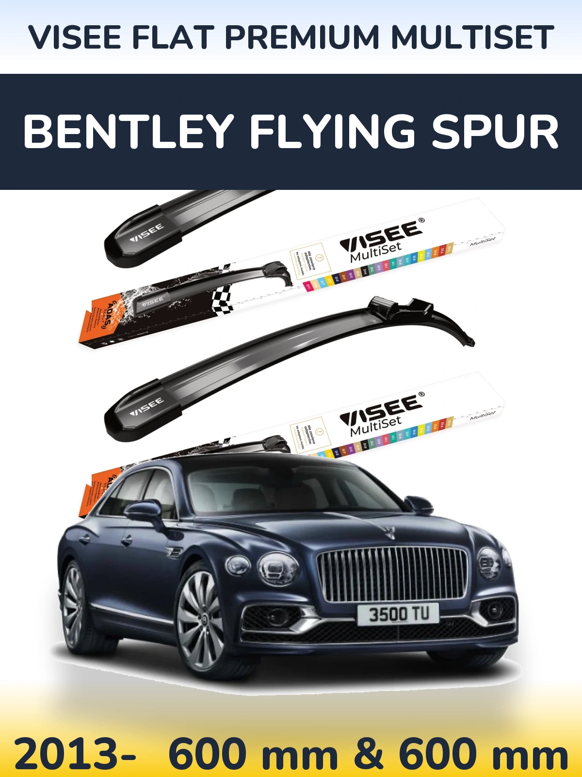 Ștergătoare VISEE FLAT PREMIUM MultiSet pentru Bentley Flying Spur