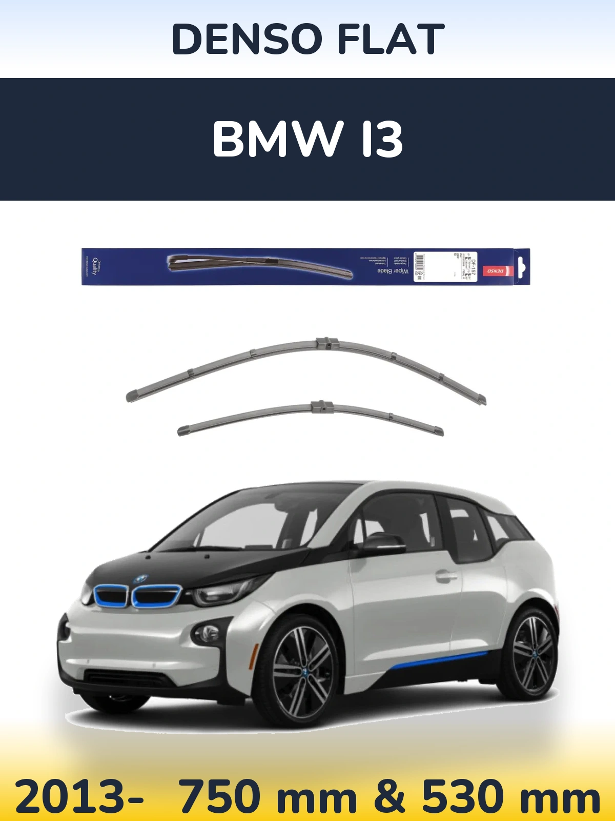 Ștergătoare Denso Flat pentru BMW i3