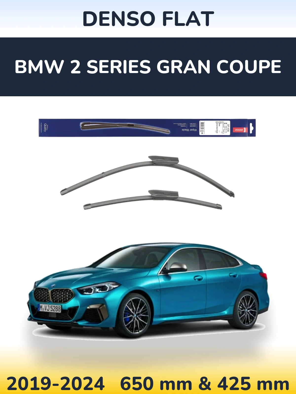 Ștergătoare Denso Flat pentru BMW 2 Series Gran Coupe